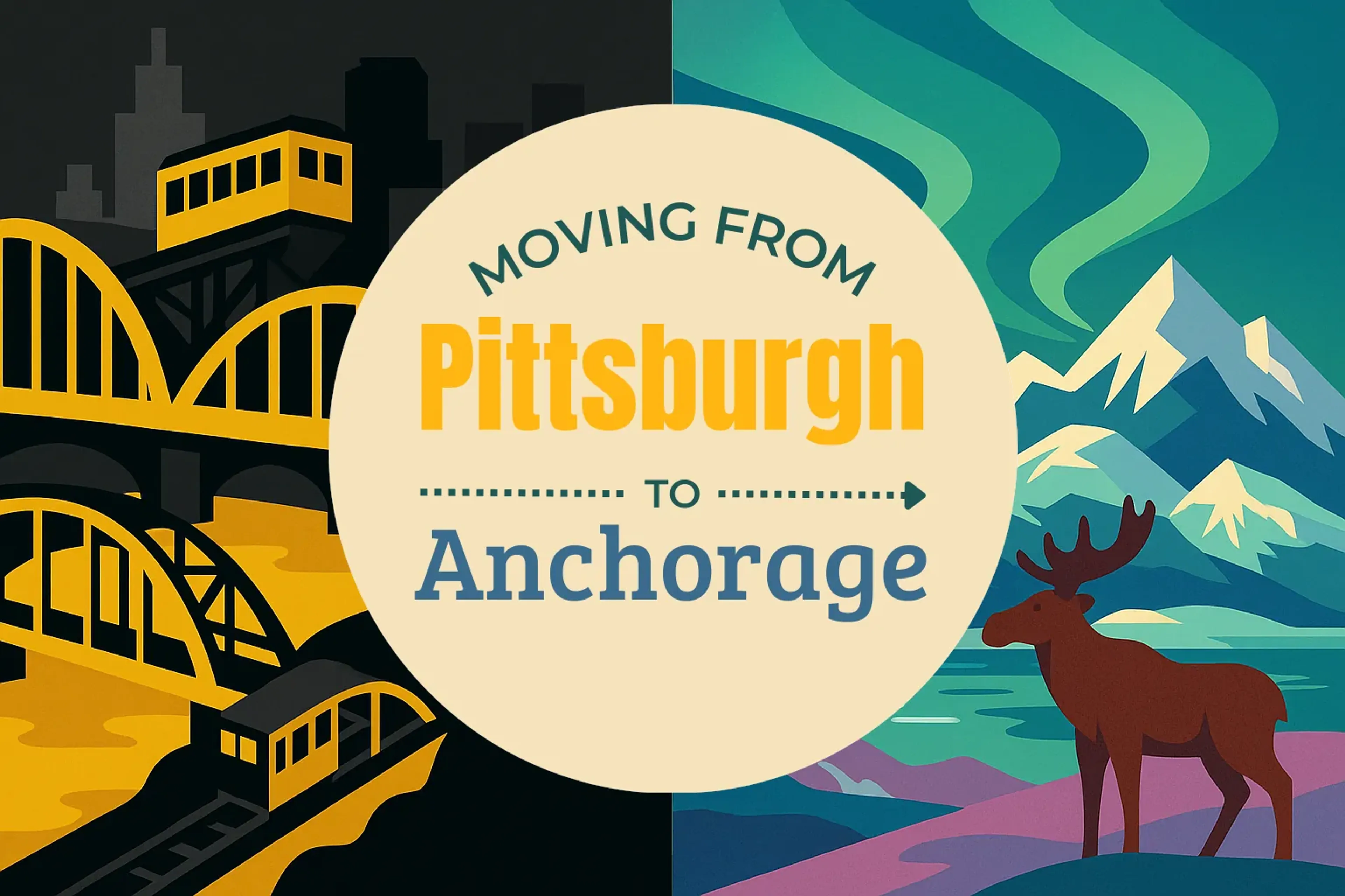 Side-by-side comparison of Pittsburgh to Anchorage moving companies