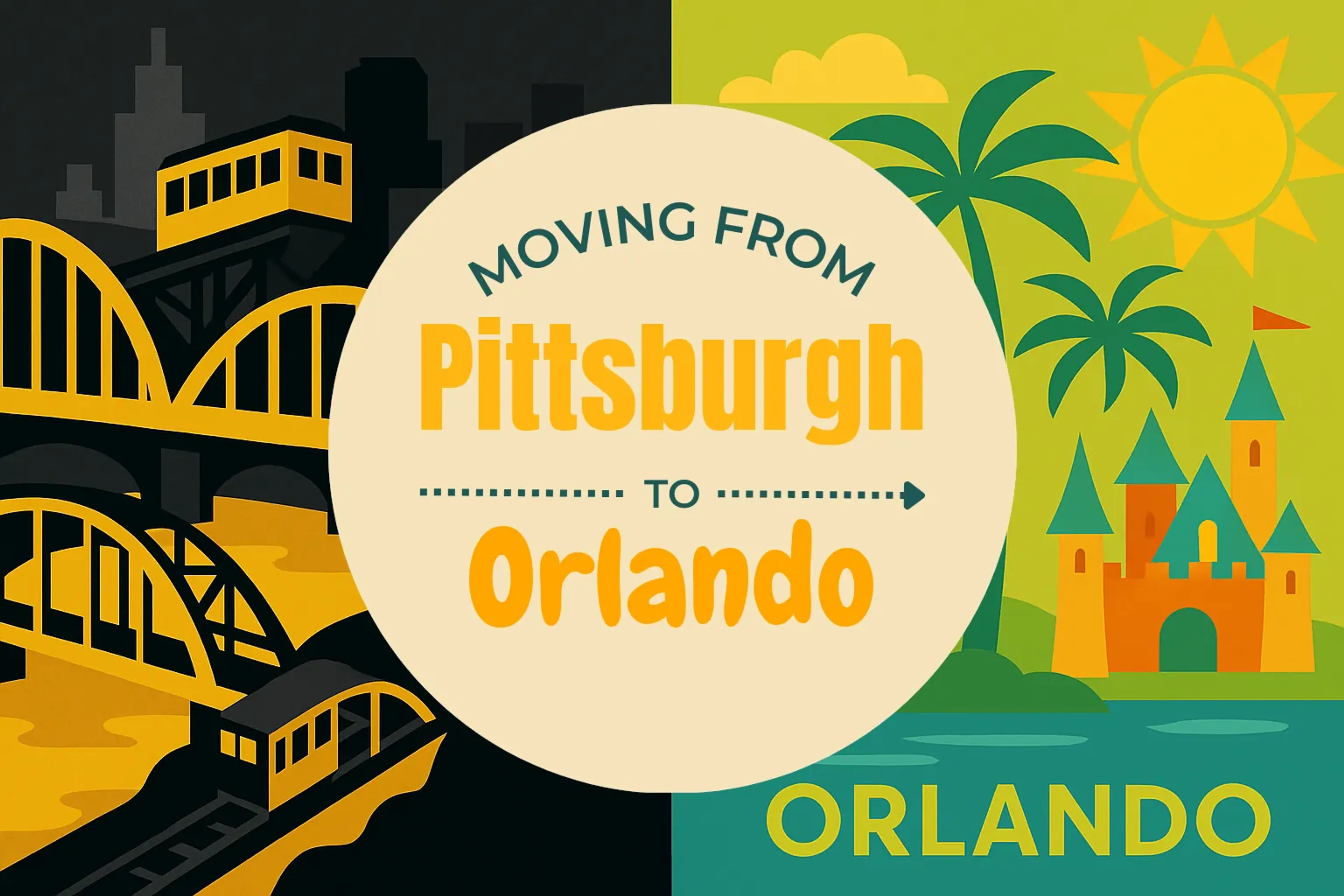 Side-by-side comparison of Pittsburgh to Orlando moving companies