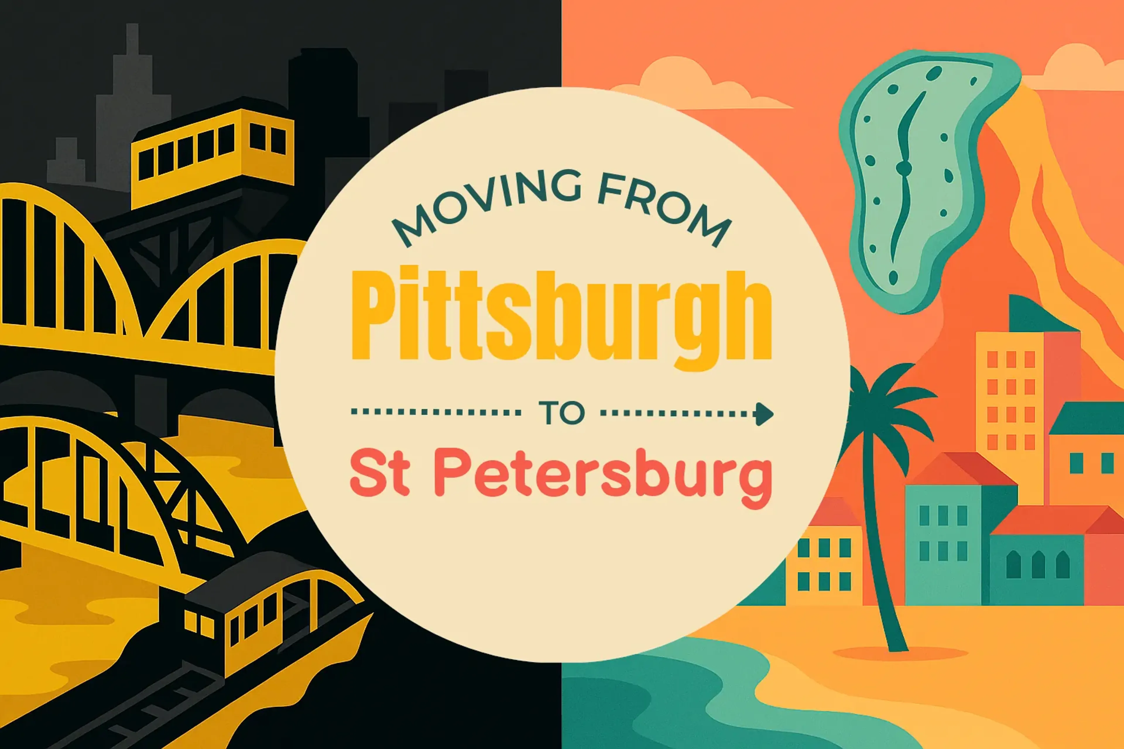 Side-by-side comparison of Pittsburgh to St. Petersburg moving companies