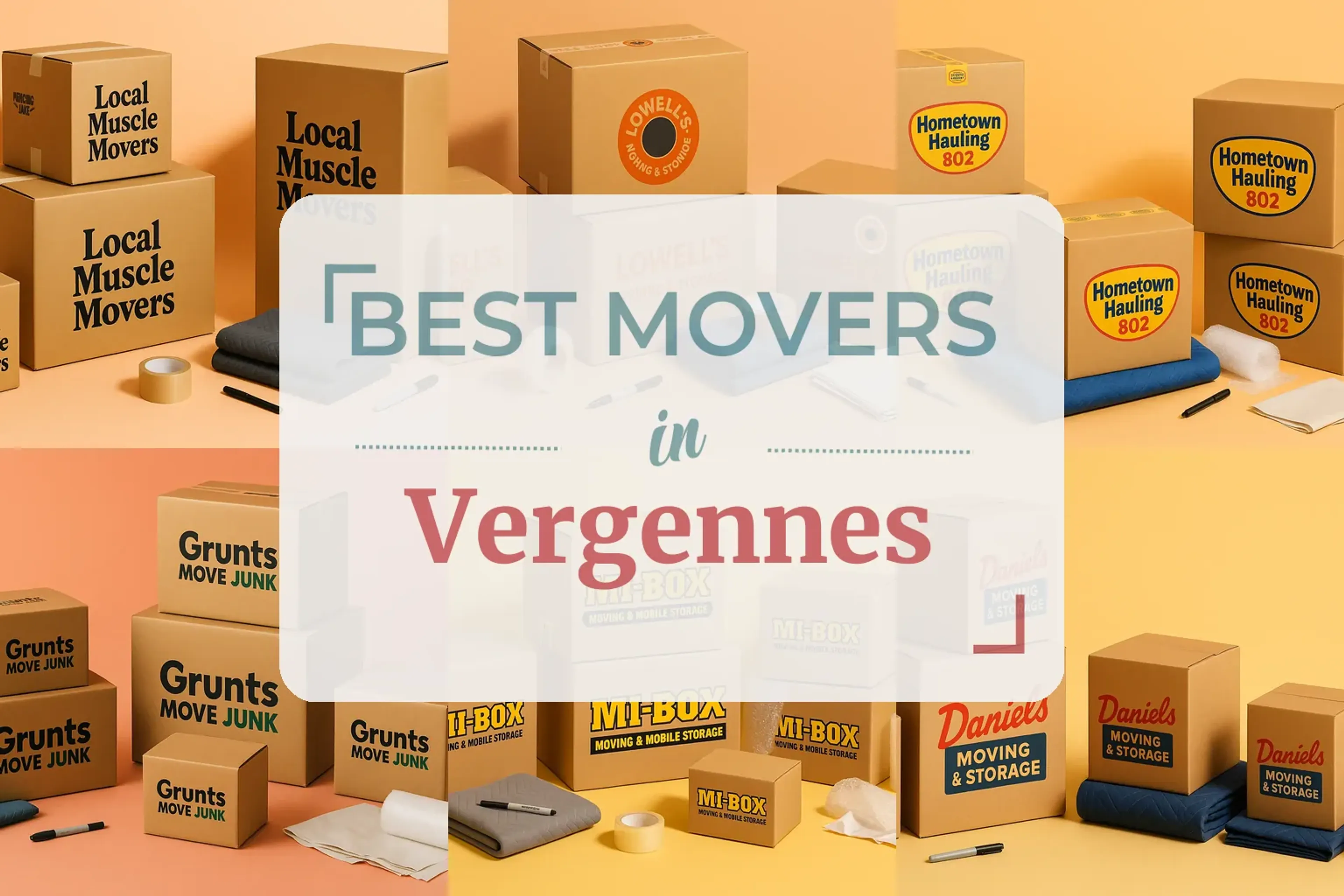 Side-by-side comparison of Vergennes moving companies