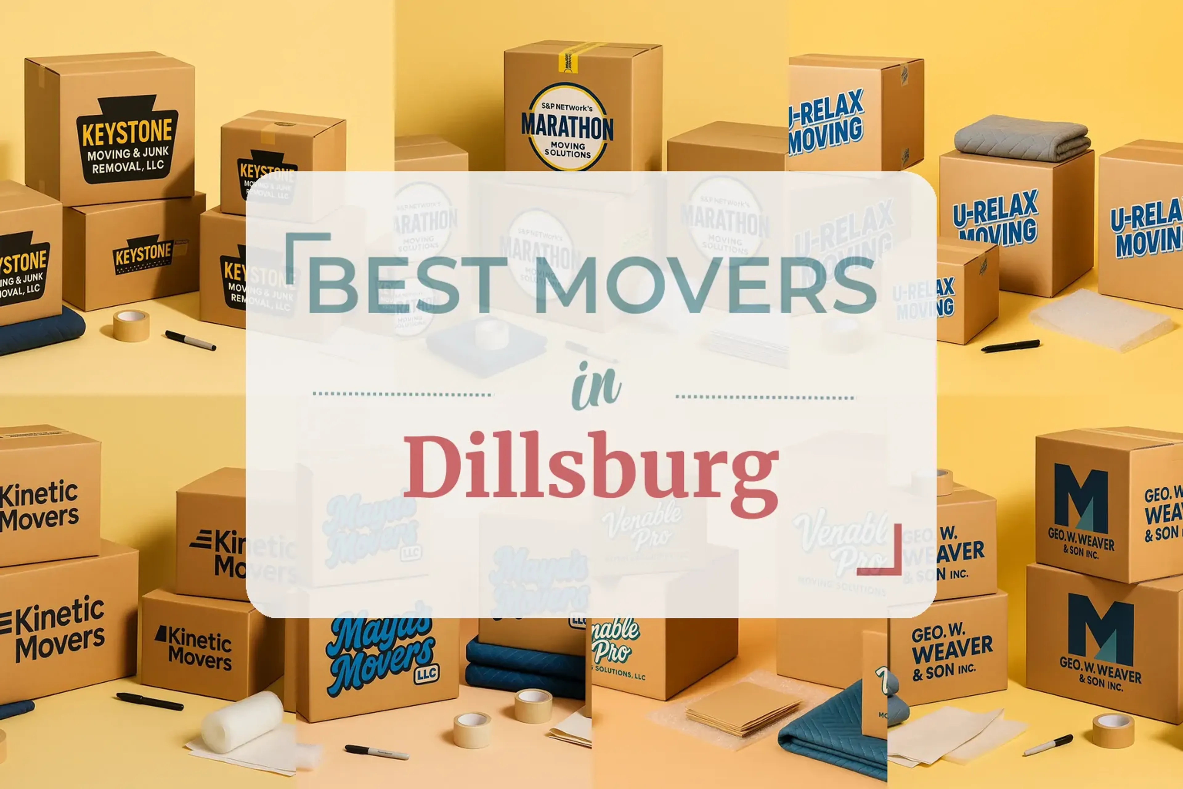 Side-by-side comparison of Dillsburg moving companies