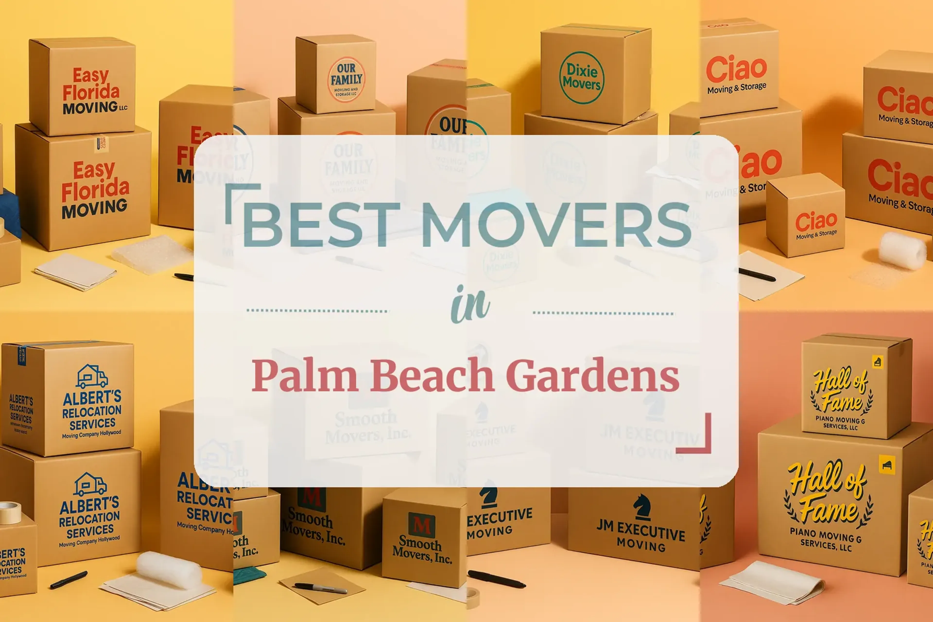 Side-by-side comparison of Palm Beach Gardens moving companies