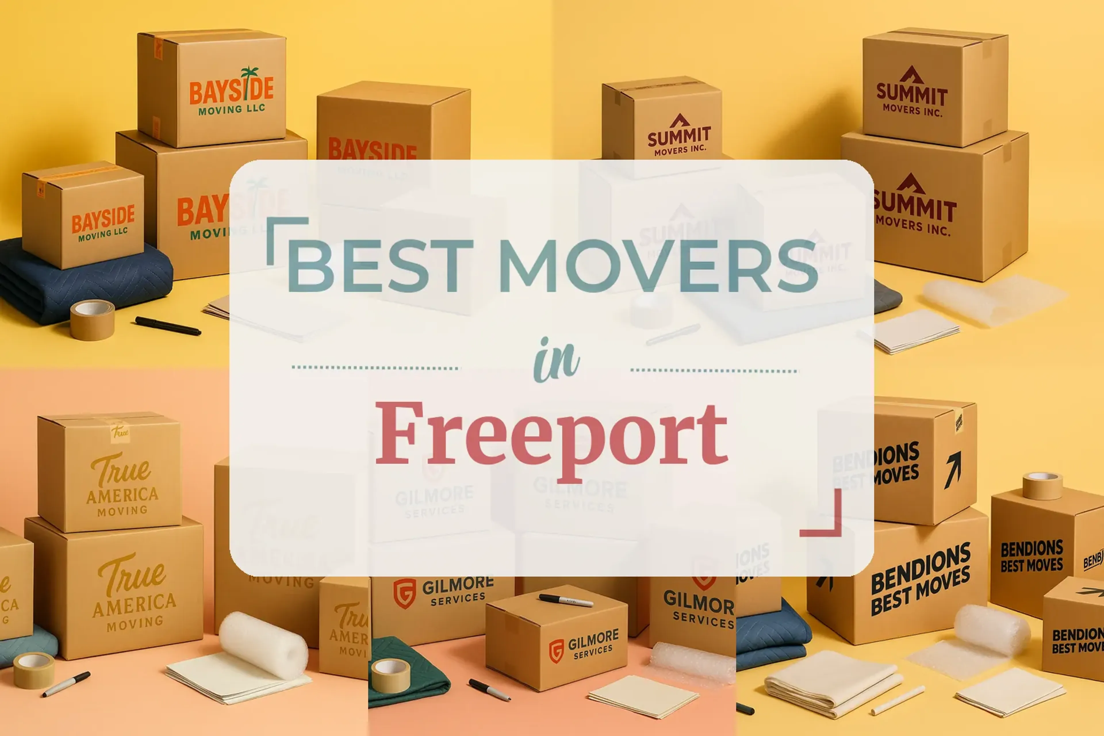 Side-by-side comparison of Freeport moving companies