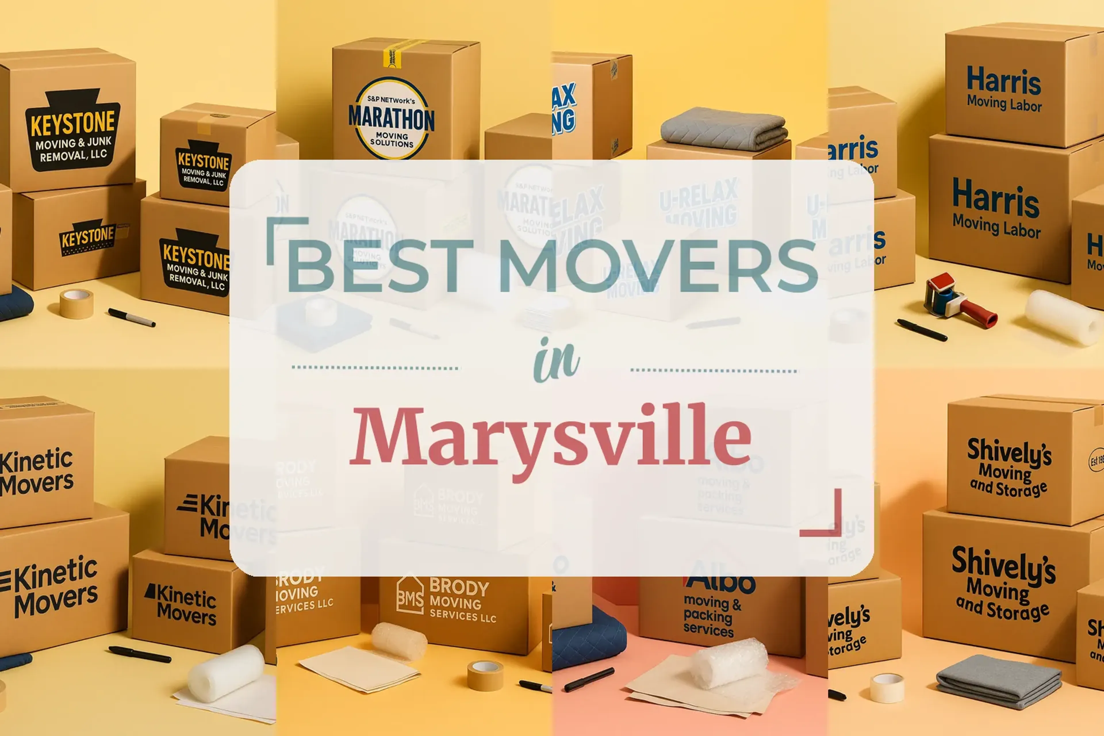 Side-by-side comparison of Marysville moving companies