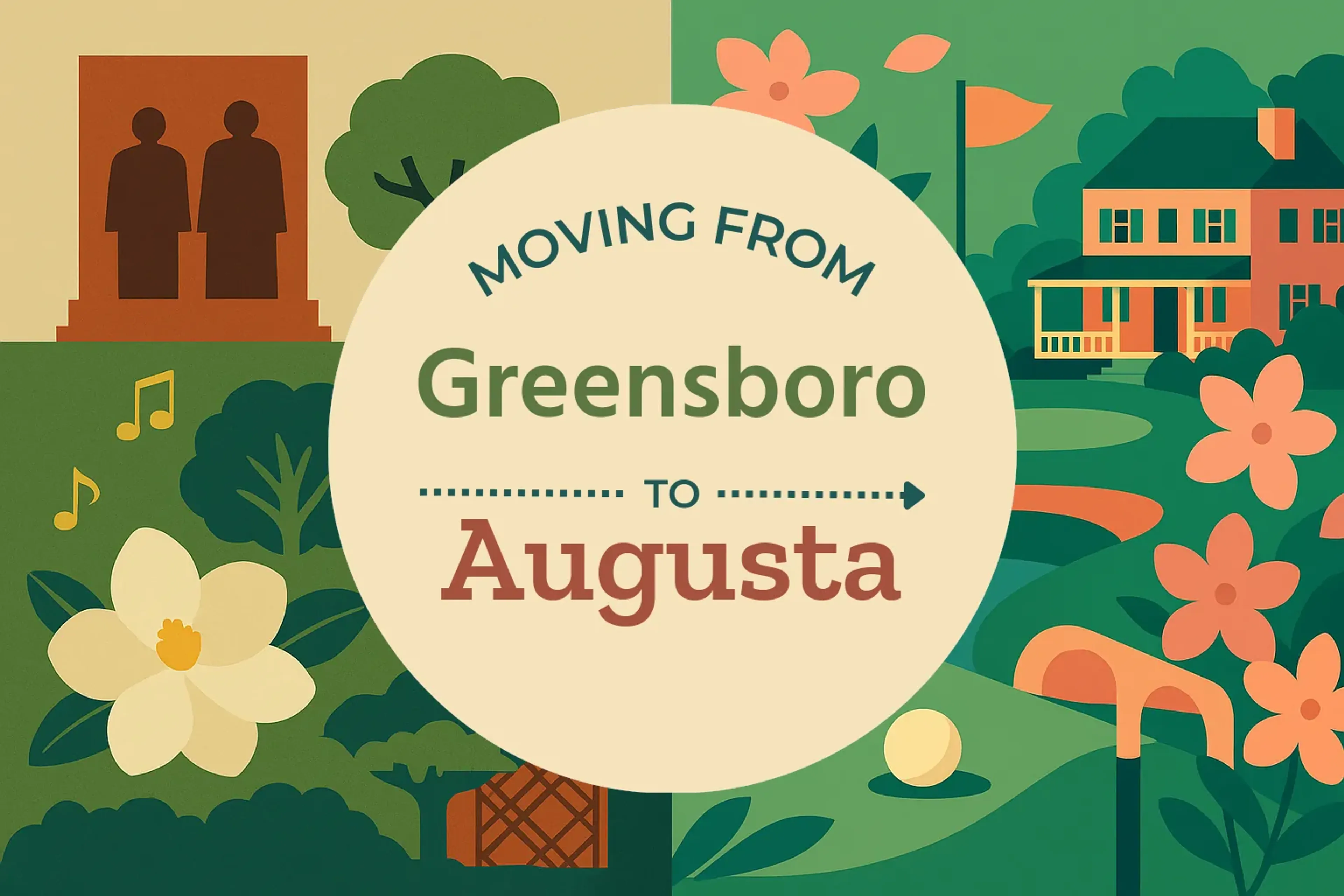 Side-by-side comparison of Greensboro to Augusta moving companies