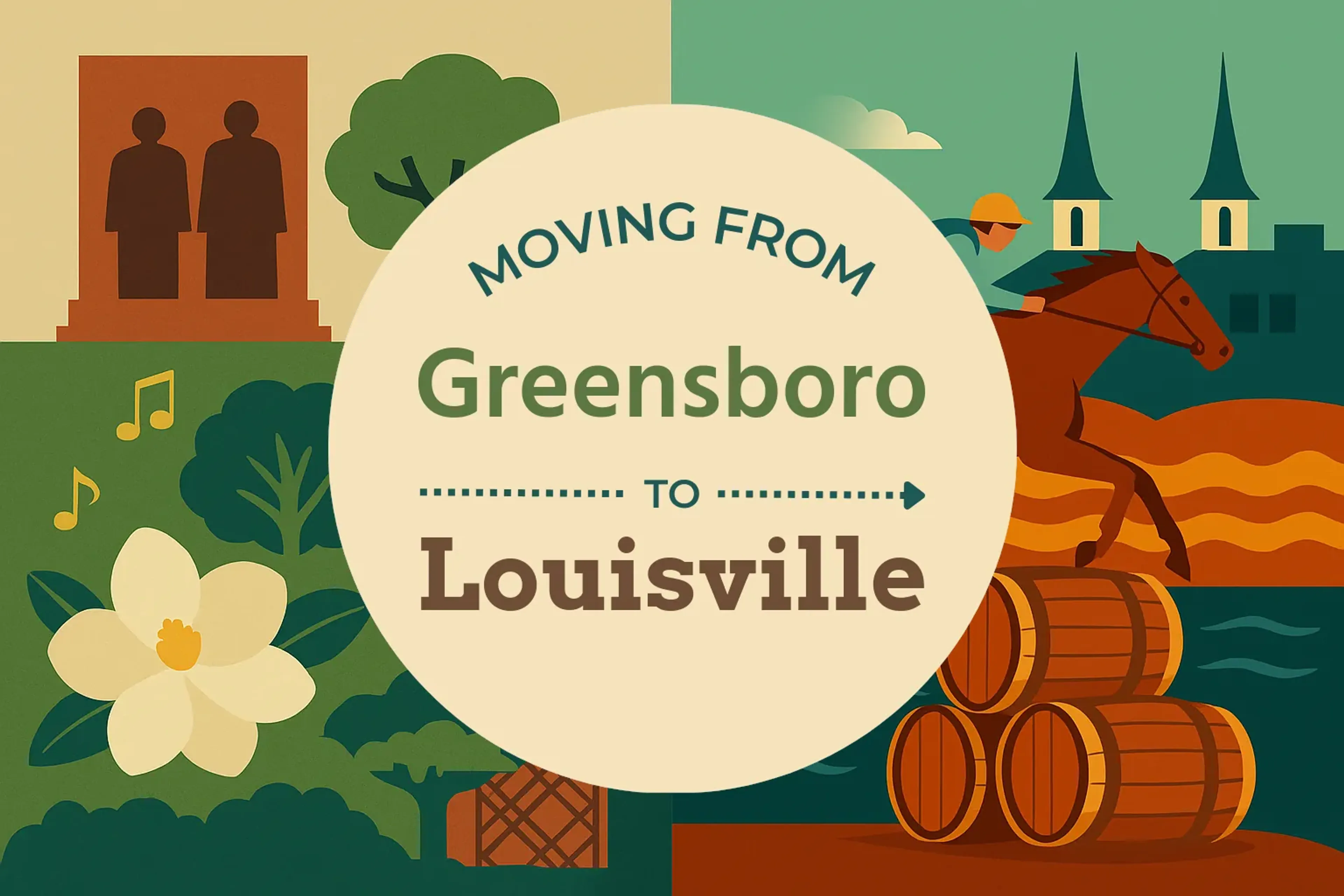 Side-by-side comparison of Greensboro to Louisville moving companies
