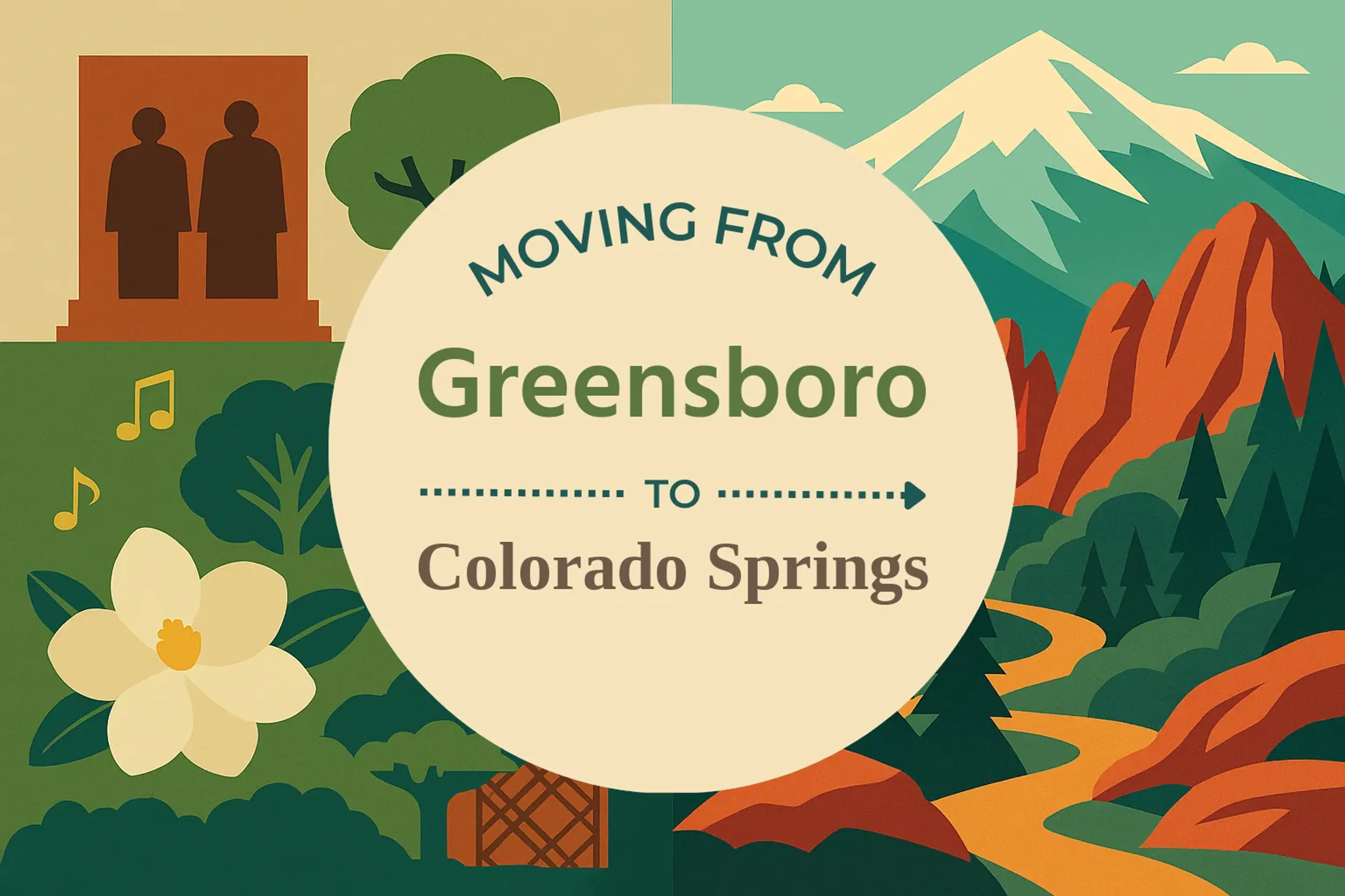 Side-by-side comparison of Greensboro to Colorado Springs moving companies
