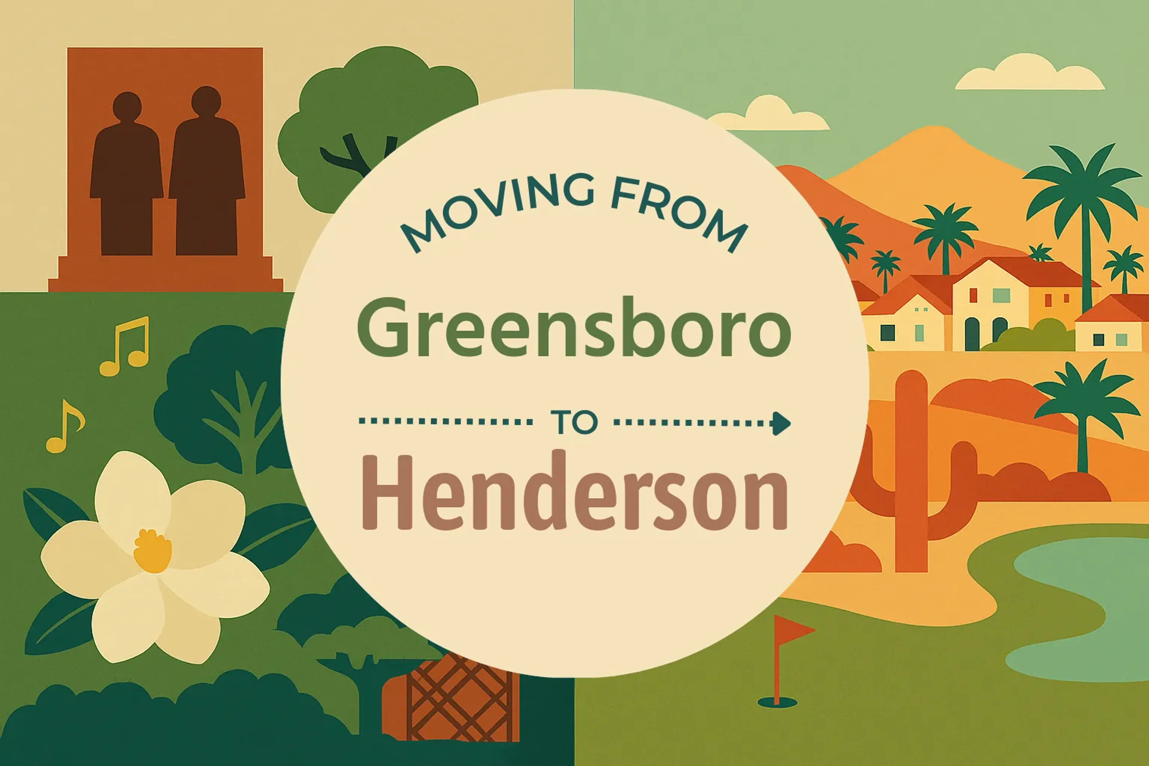 Side-by-side comparison of Greensboro to Henderson moving companies