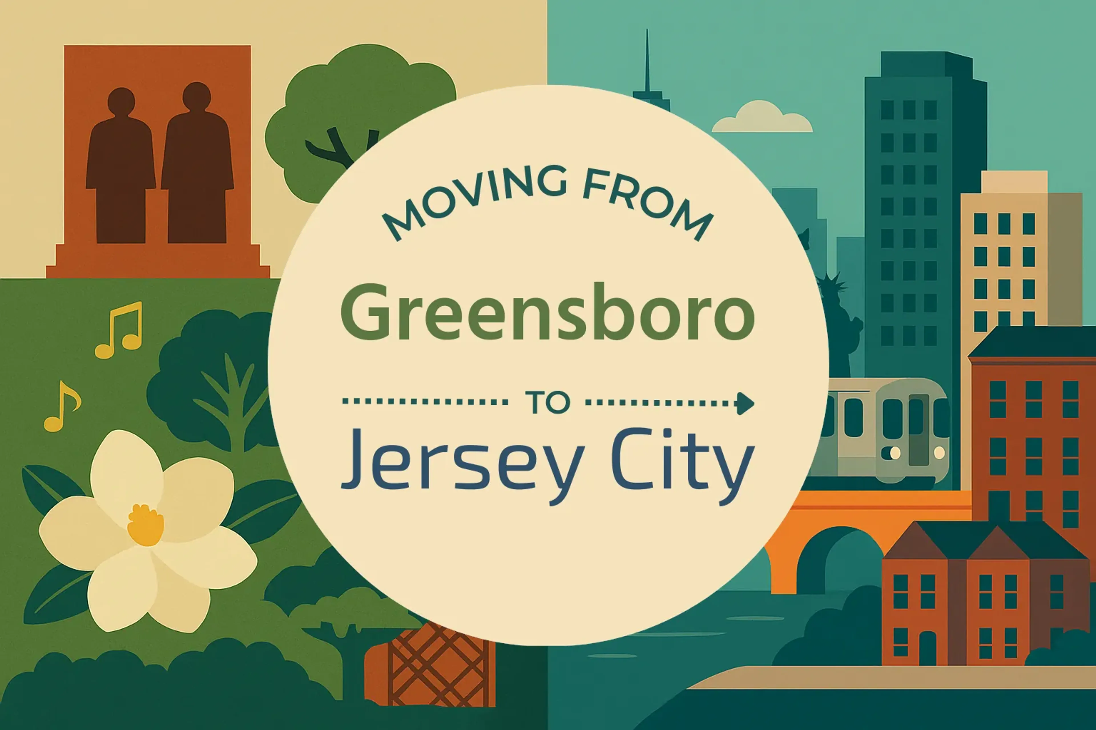 Side-by-side comparison of Greensboro to Jersey City moving companies