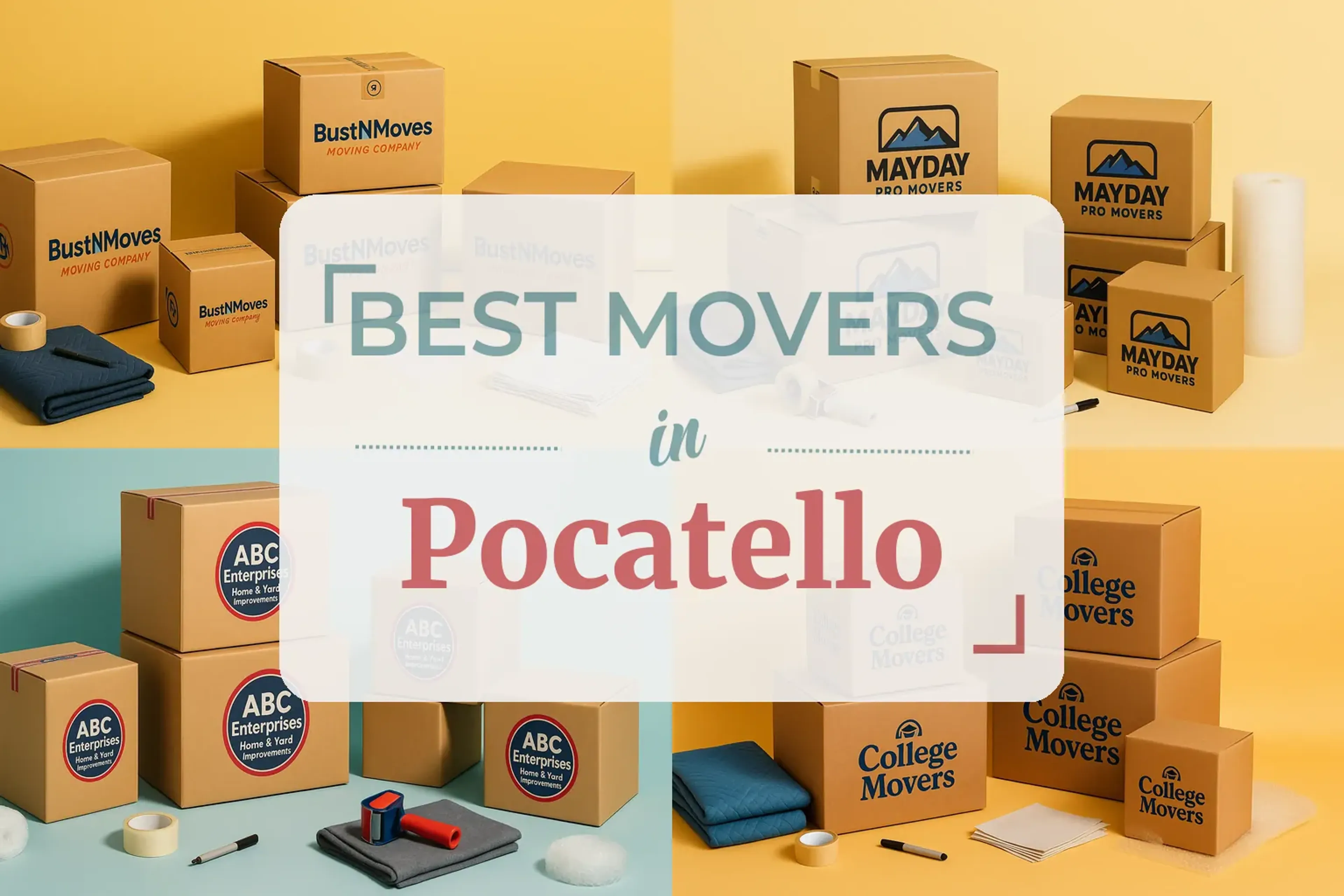 Side-by-side comparison of Pocatello moving companies