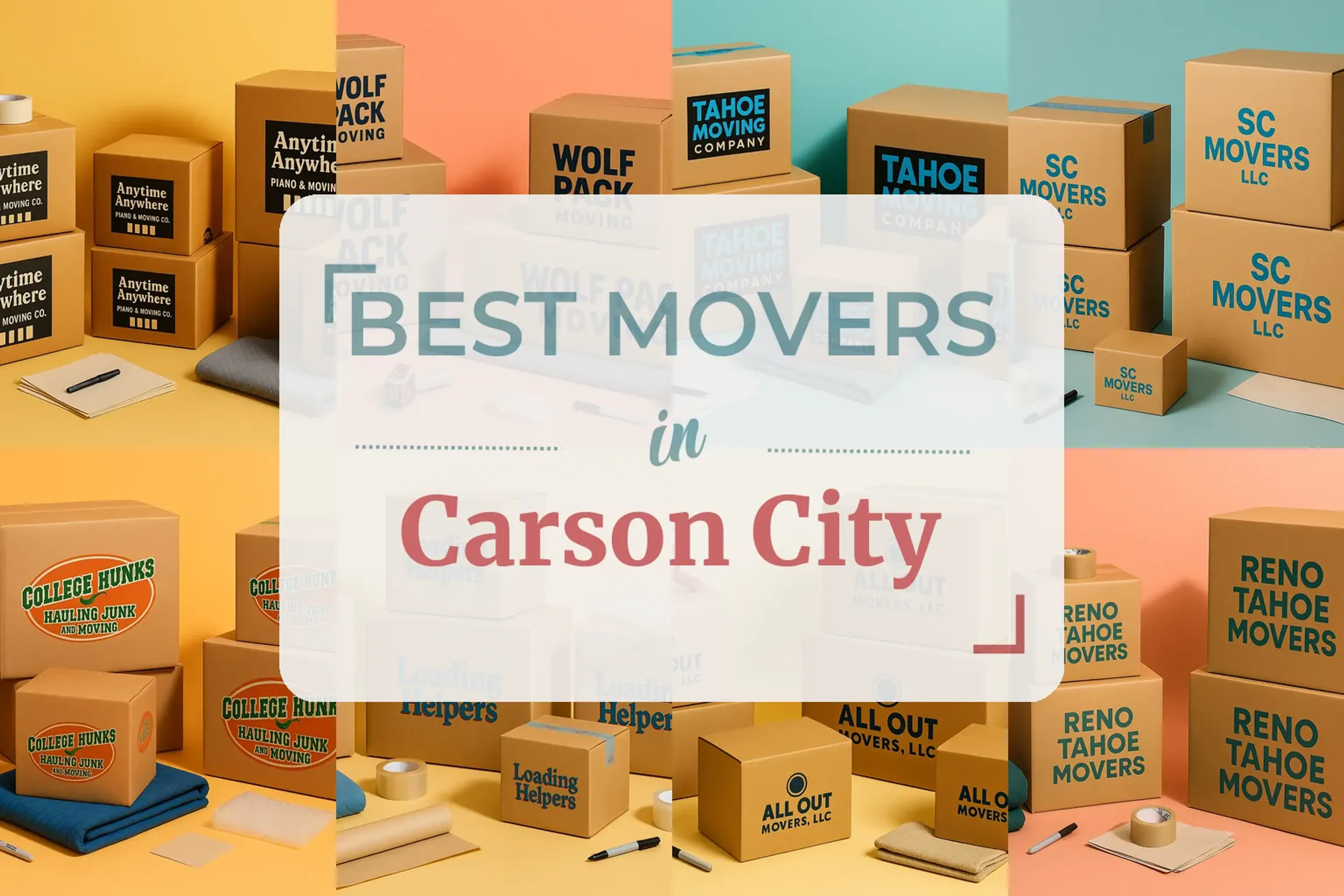 Side-by-side comparison of Carson City moving companies