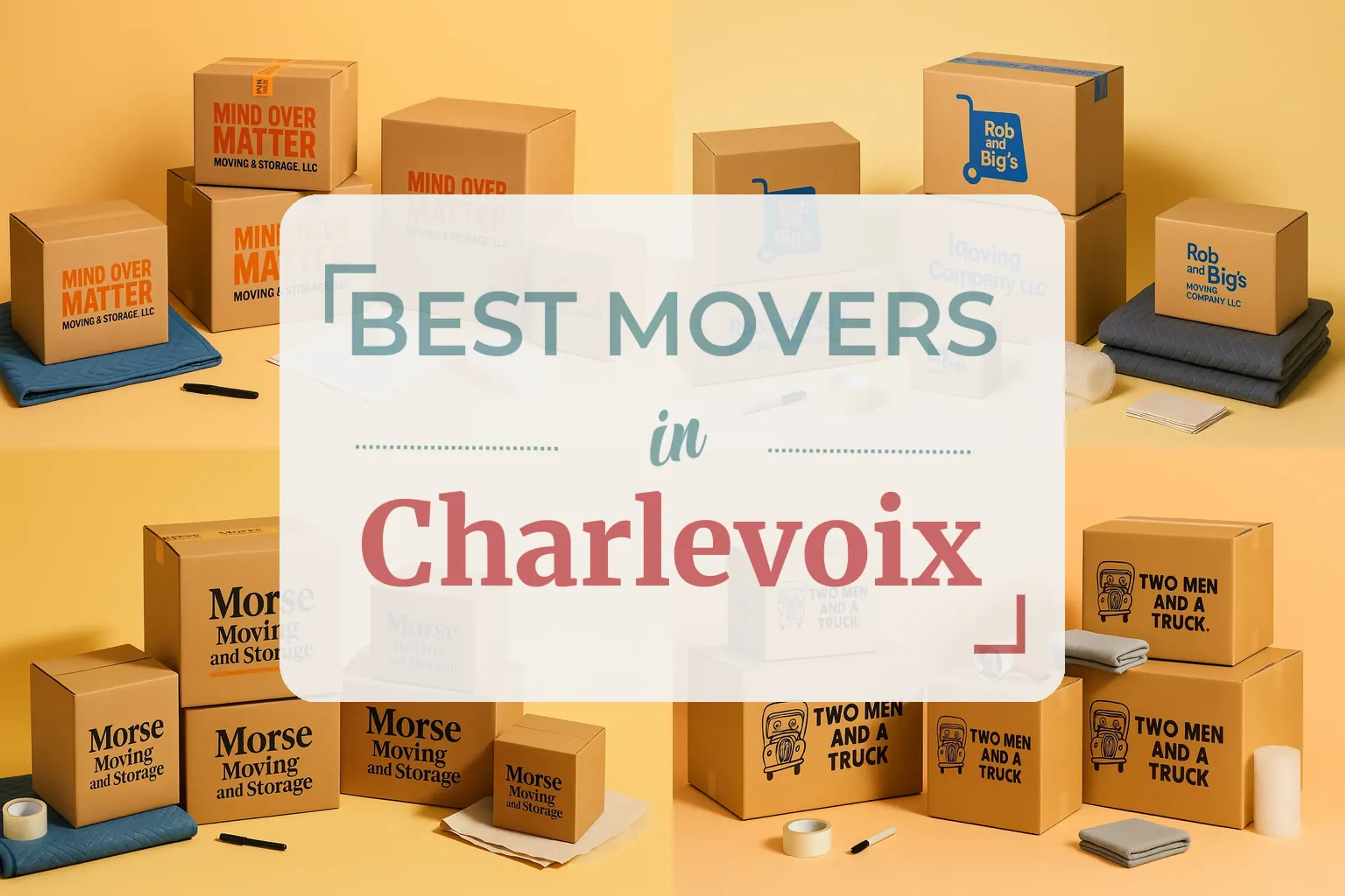 Side-by-side comparison of Charlevoix moving companies