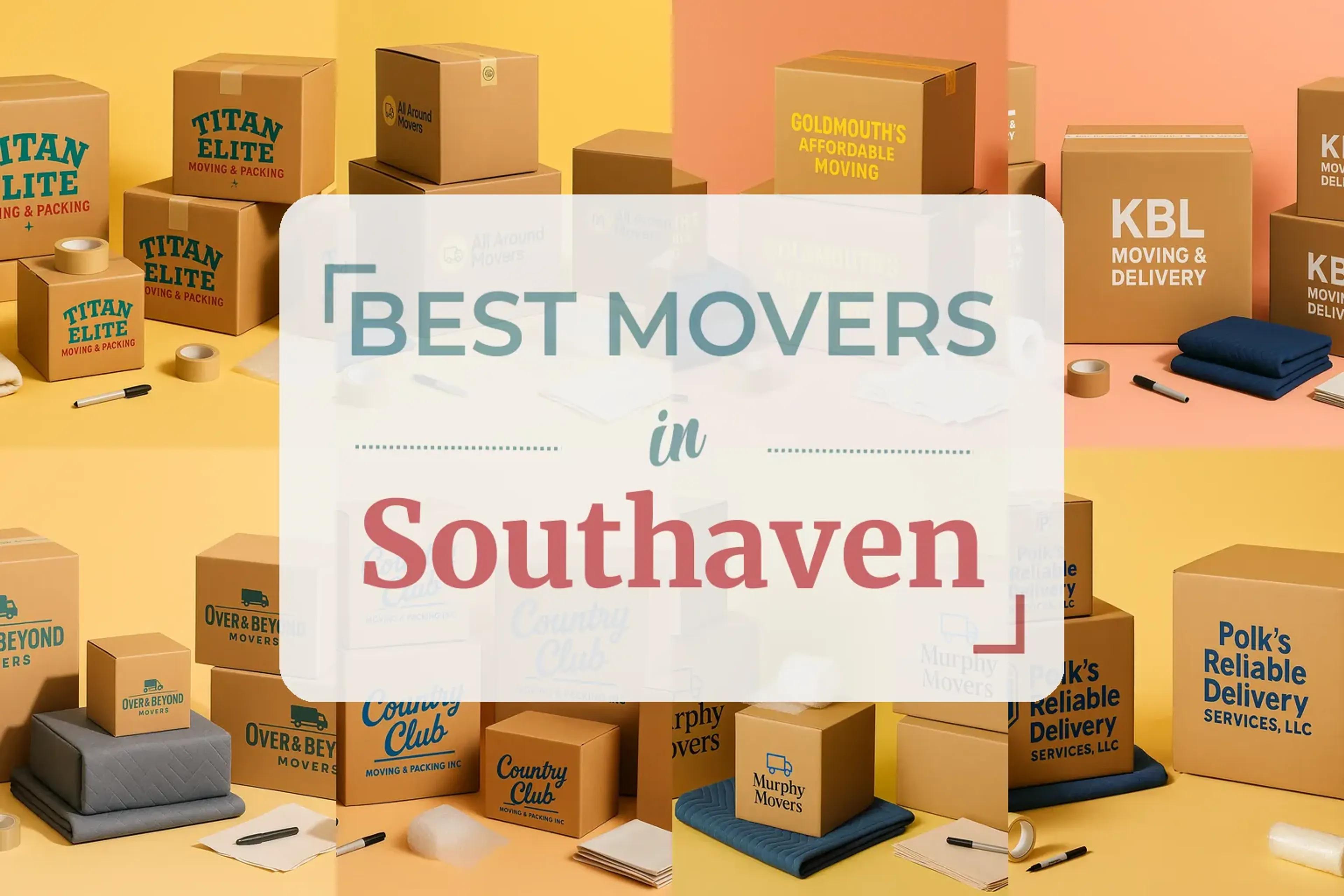 Side-by-side comparison of Southaven moving companies
