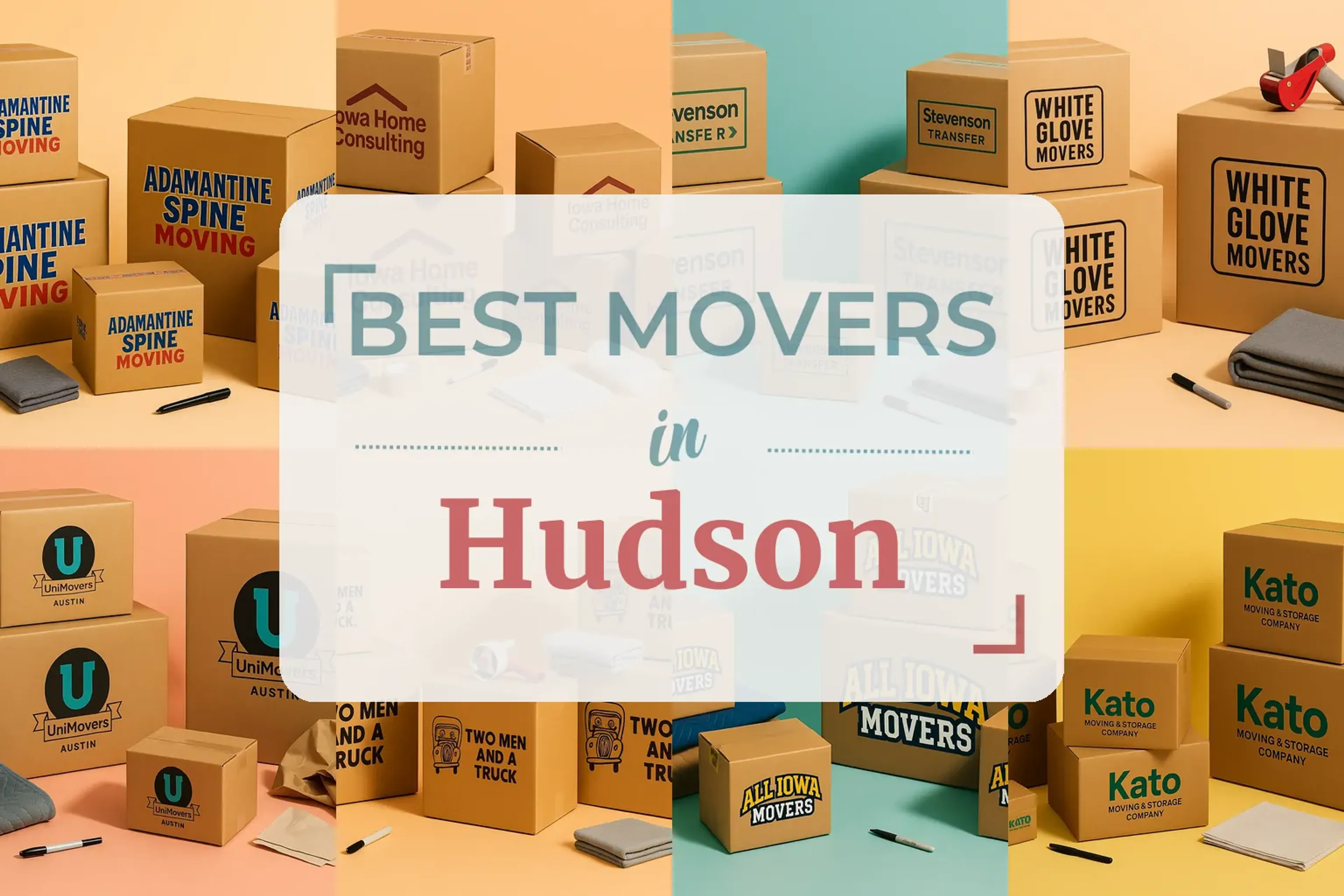 Side-by-side comparison of Hudson moving companies