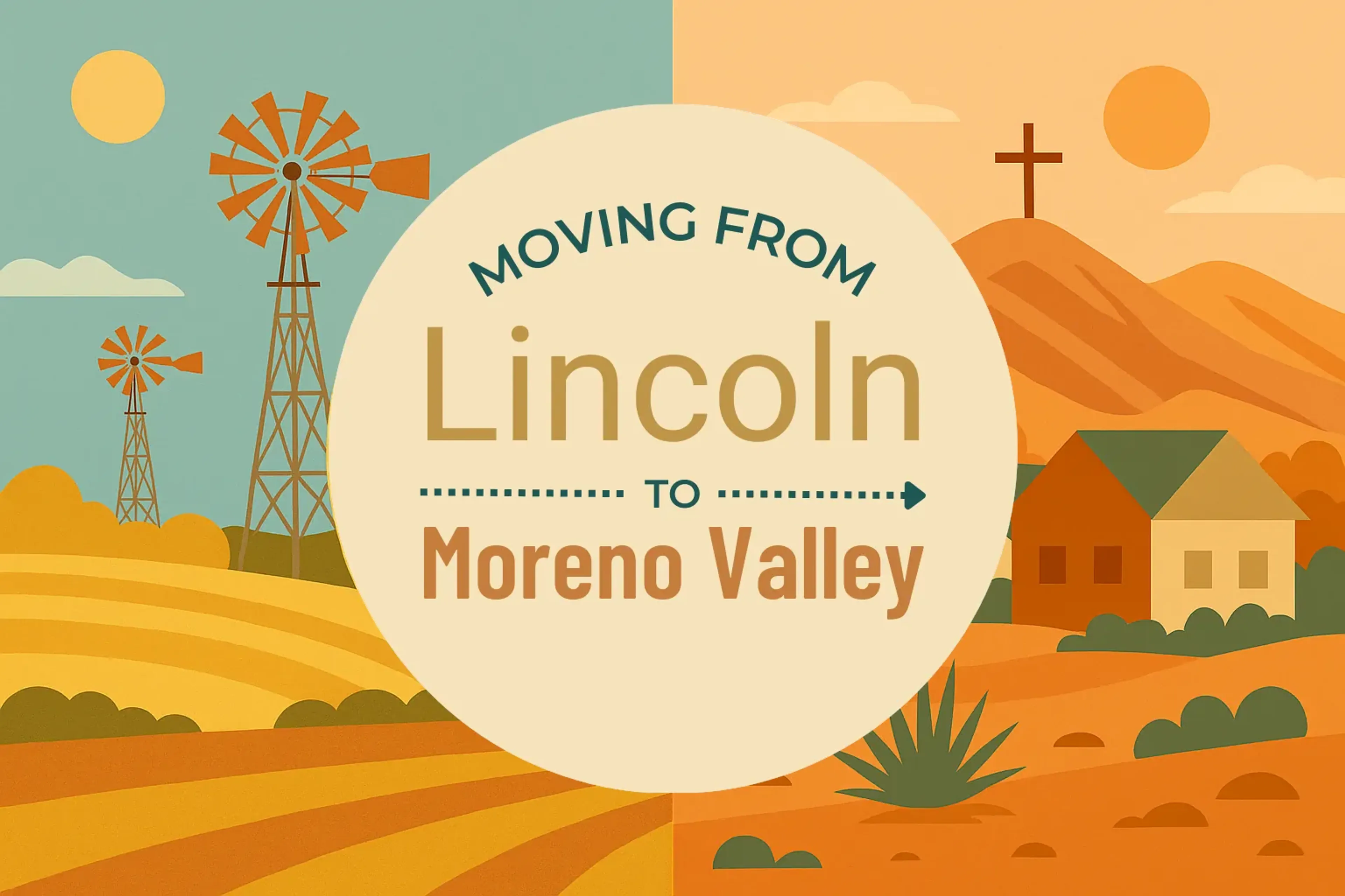 Side-by-side comparison of Lincoln to Moreno Valley moving companies