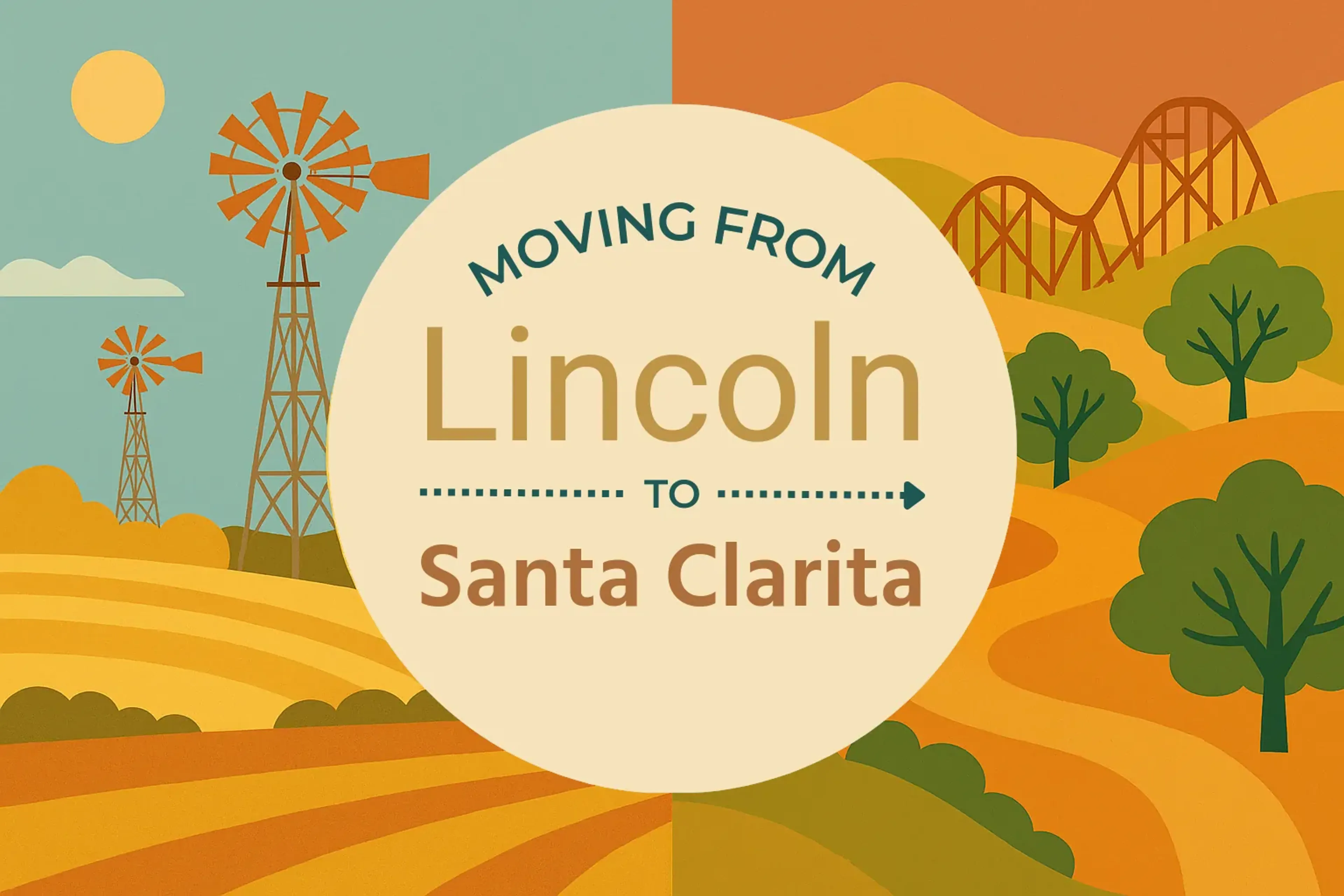 Side-by-side comparison of Lincoln to Santa Clarita moving companies