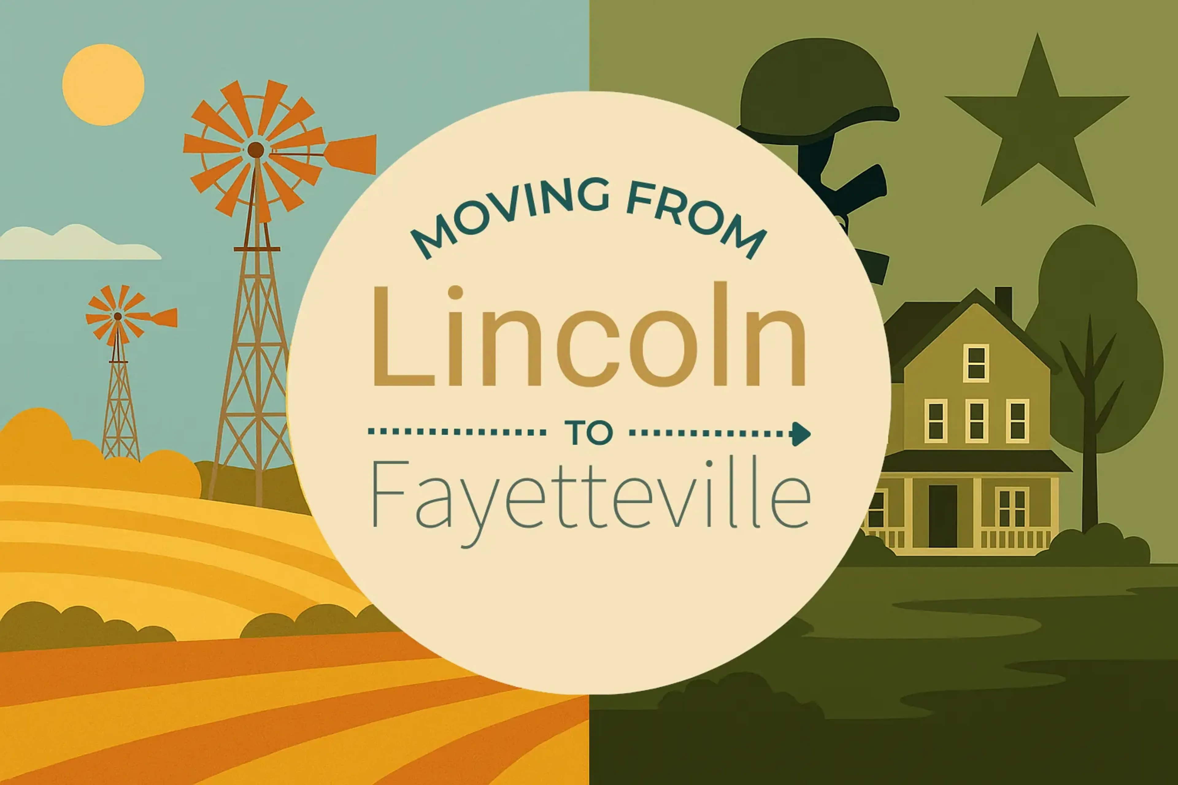 Side-by-side comparison of Lincoln to Fayetteville moving companies