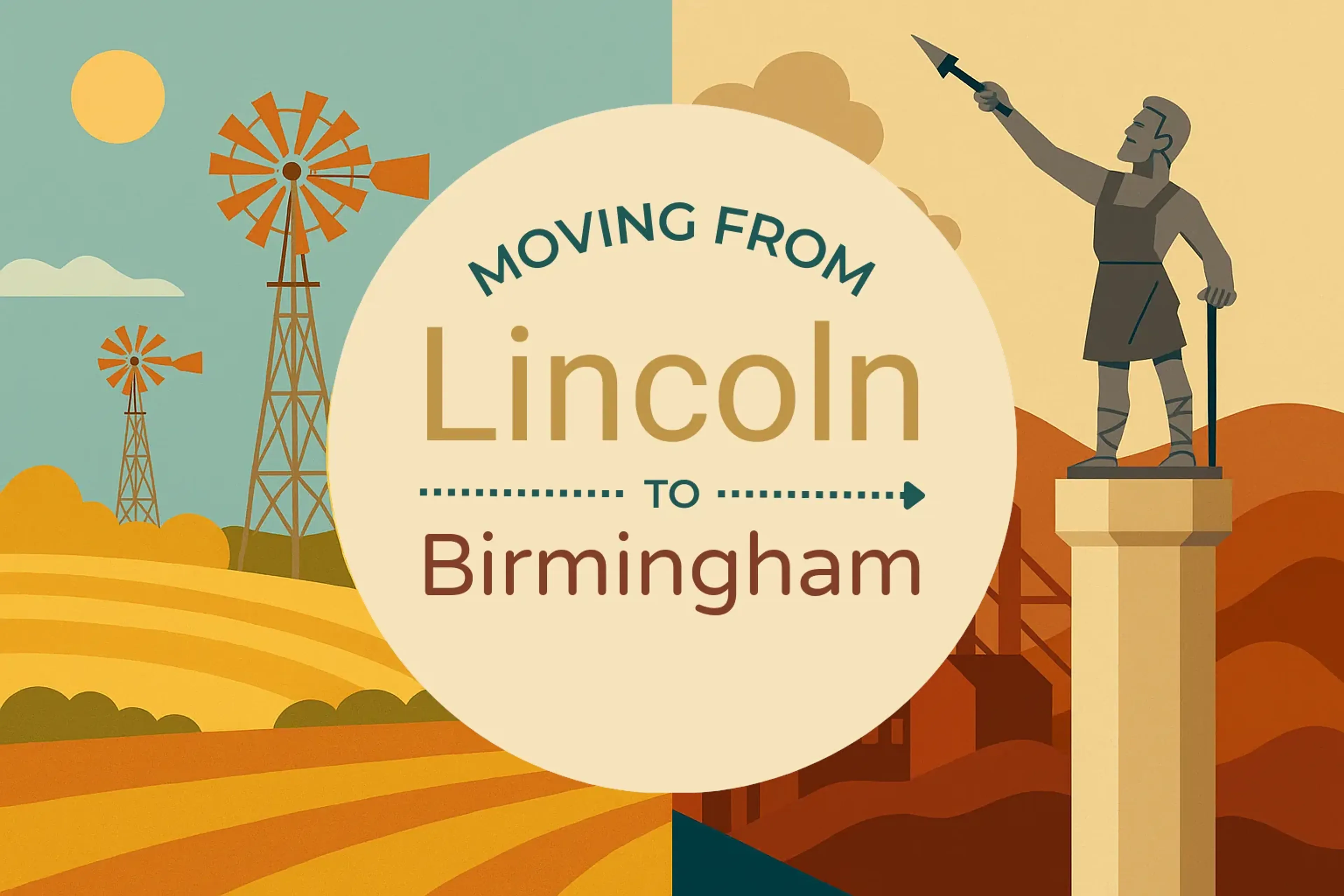 Side-by-side comparison of Lincoln to Birmingham moving companies