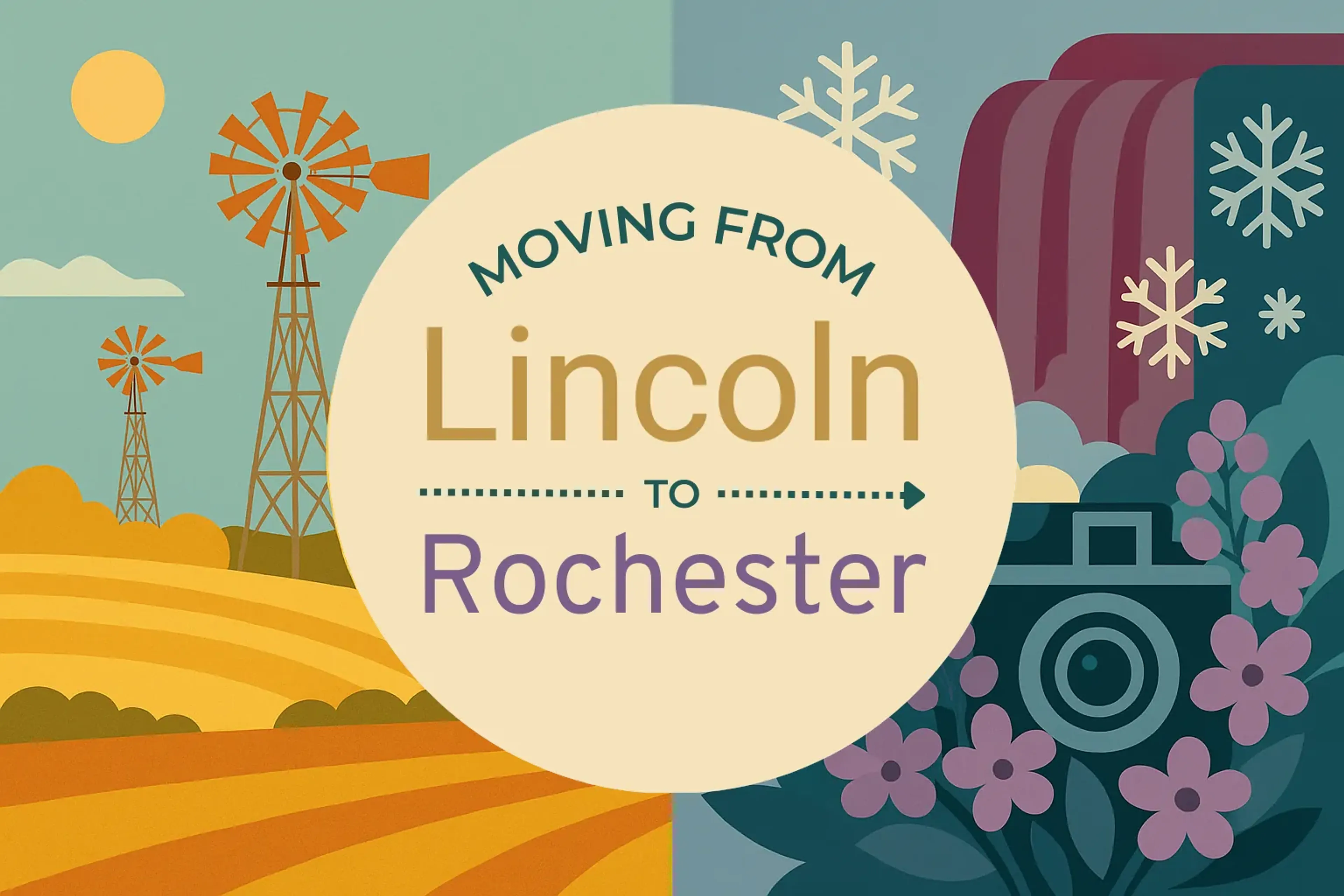 Side-by-side comparison of Lincoln to Rochester moving companies