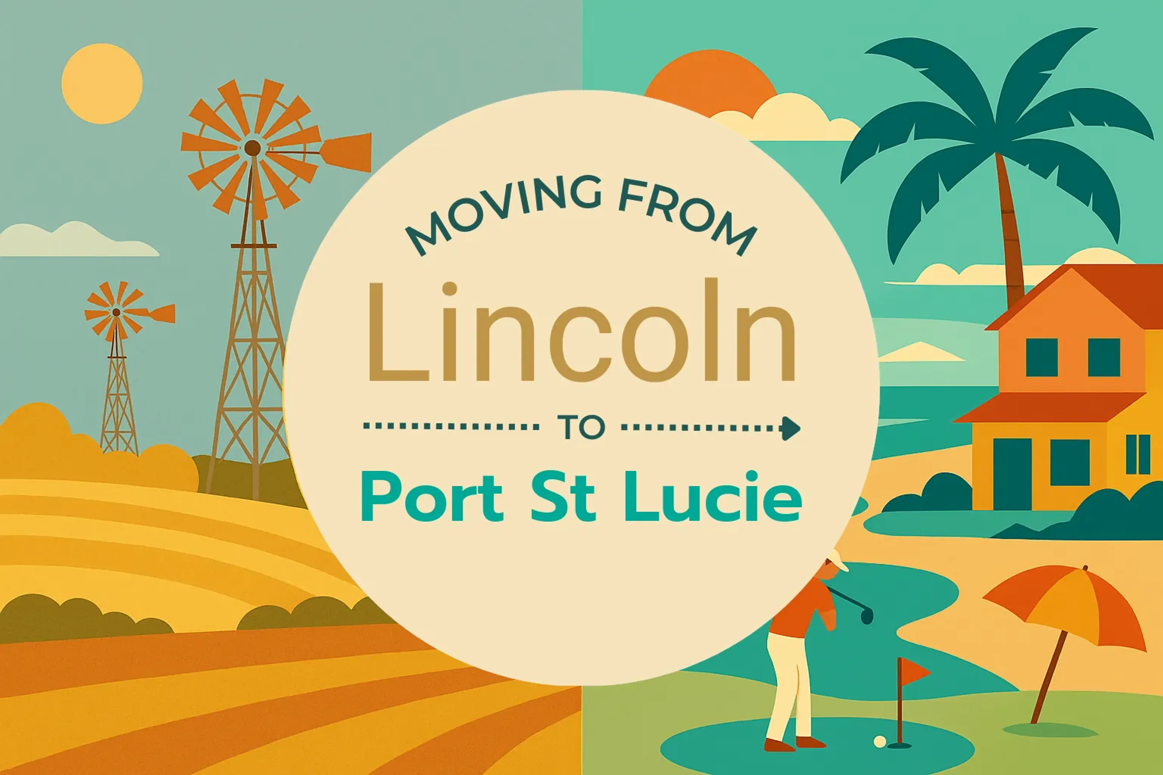 Side-by-side comparison of Lincoln to Port St. Lucie moving companies