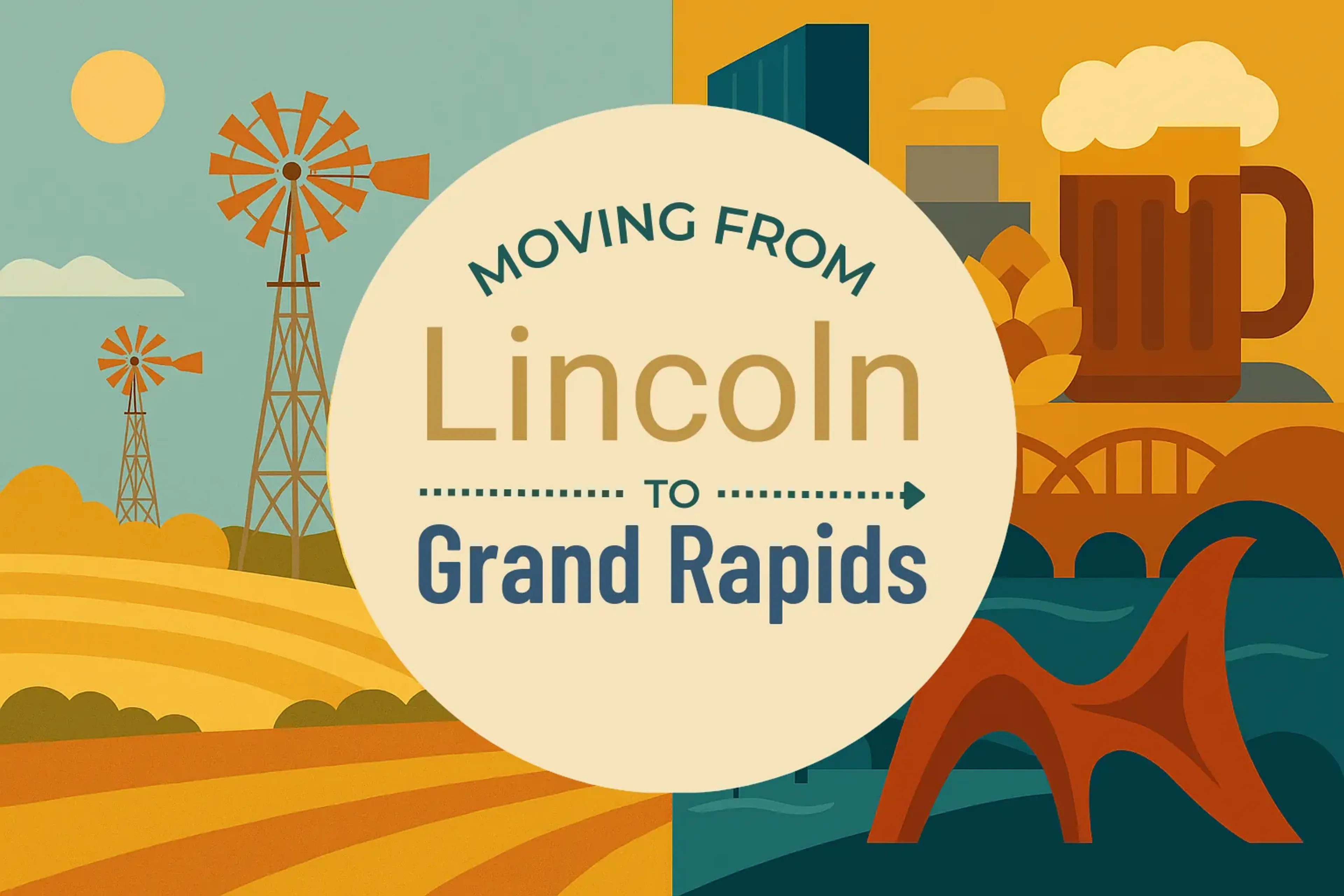 Side-by-side comparison of Lincoln to Grand Rapids moving companies