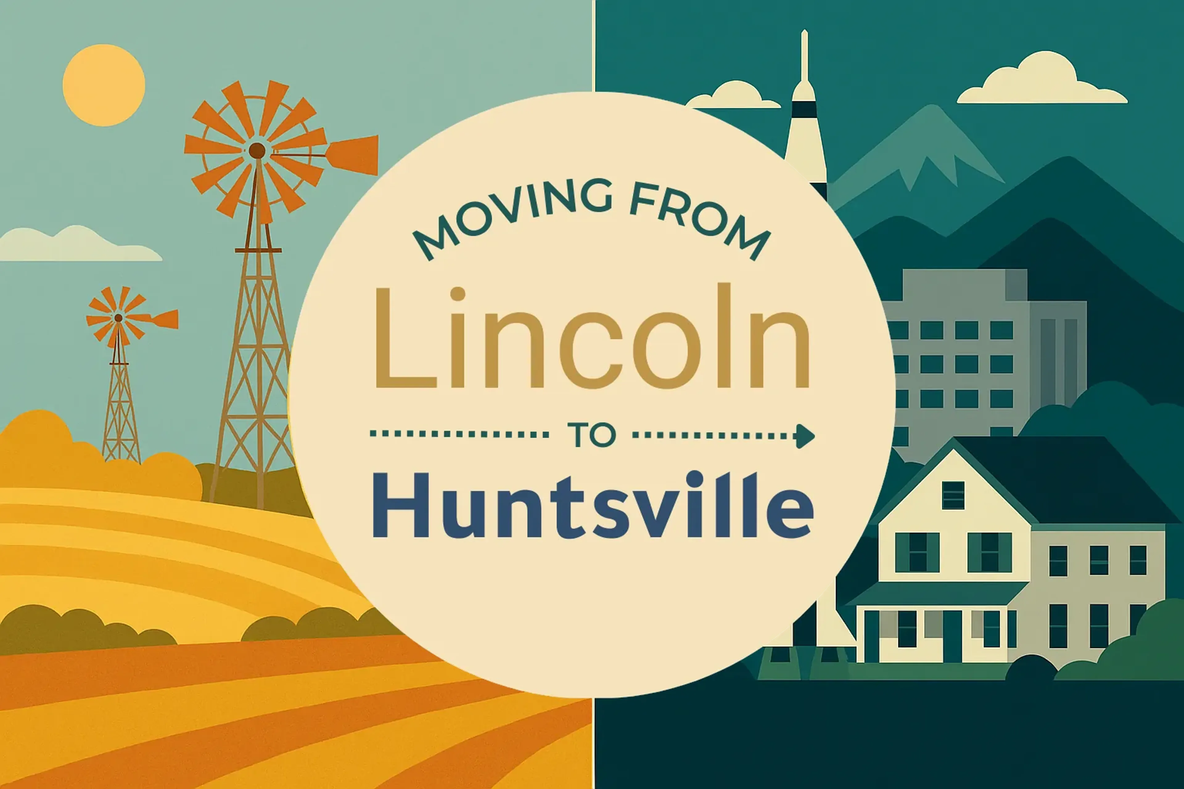 Side-by-side comparison of Lincoln to Huntsville moving companies