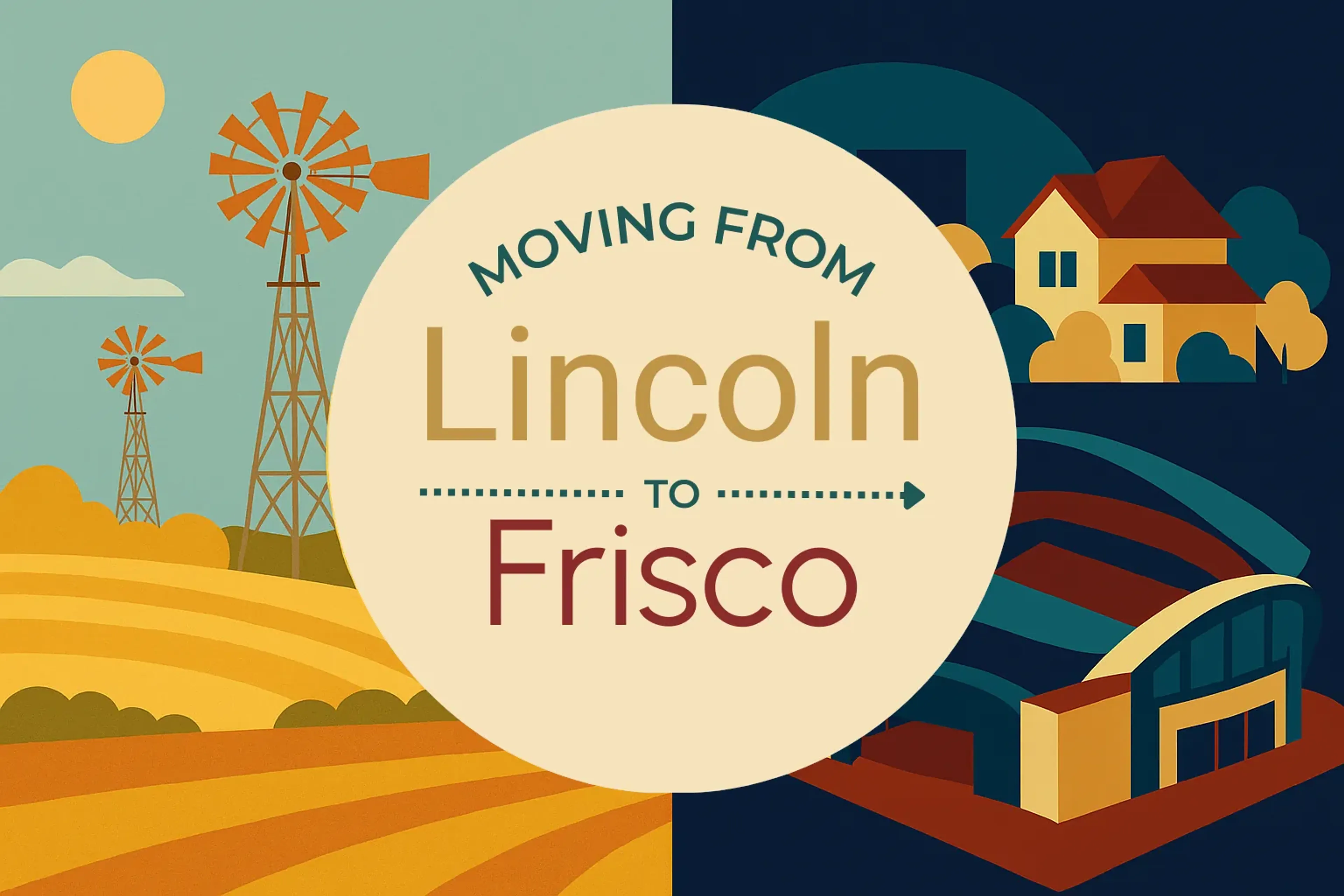 Side-by-side comparison of Lincoln to Frisco moving companies