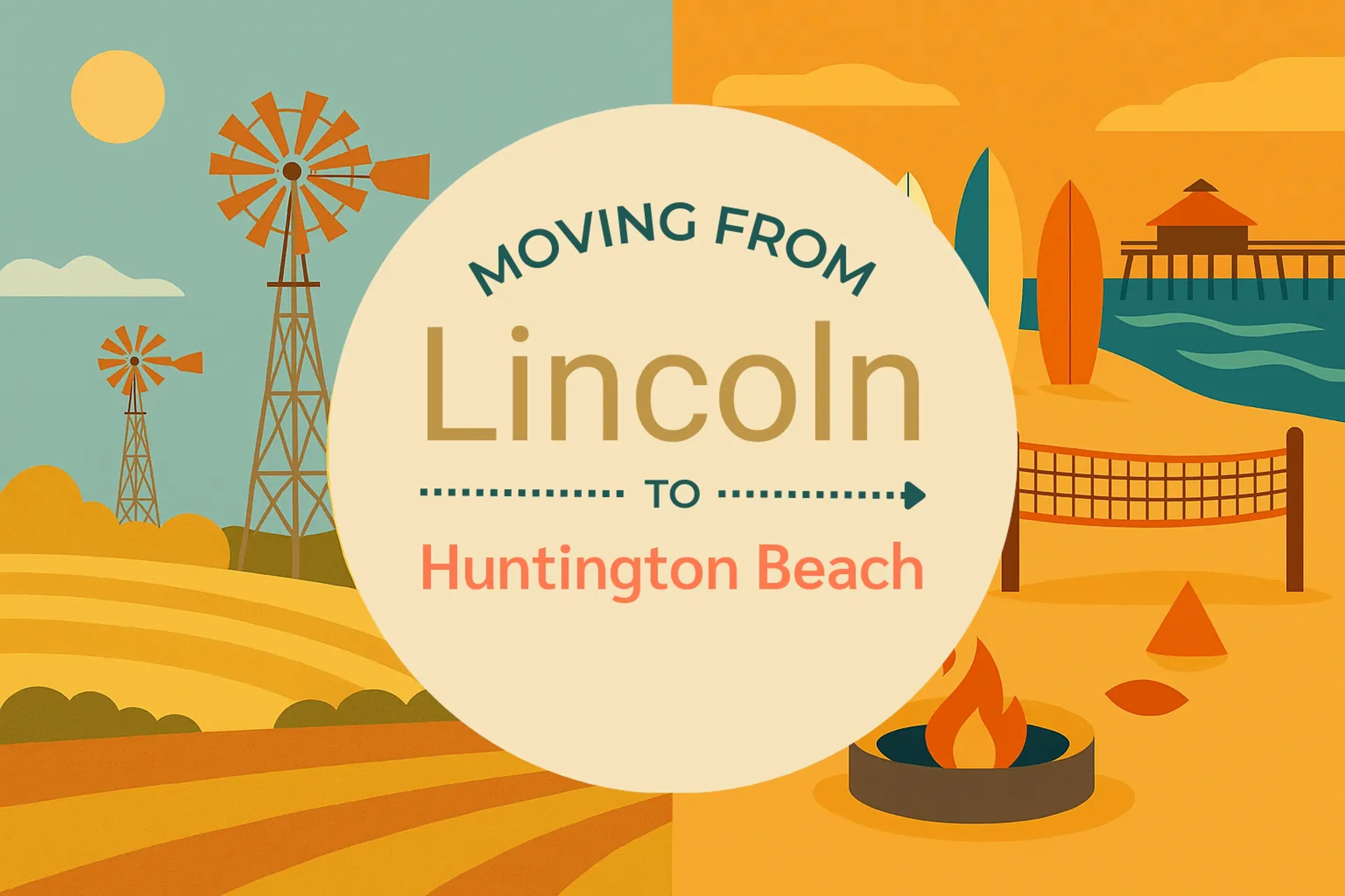 Side-by-side comparison of Lincoln to Huntington Beach moving companies