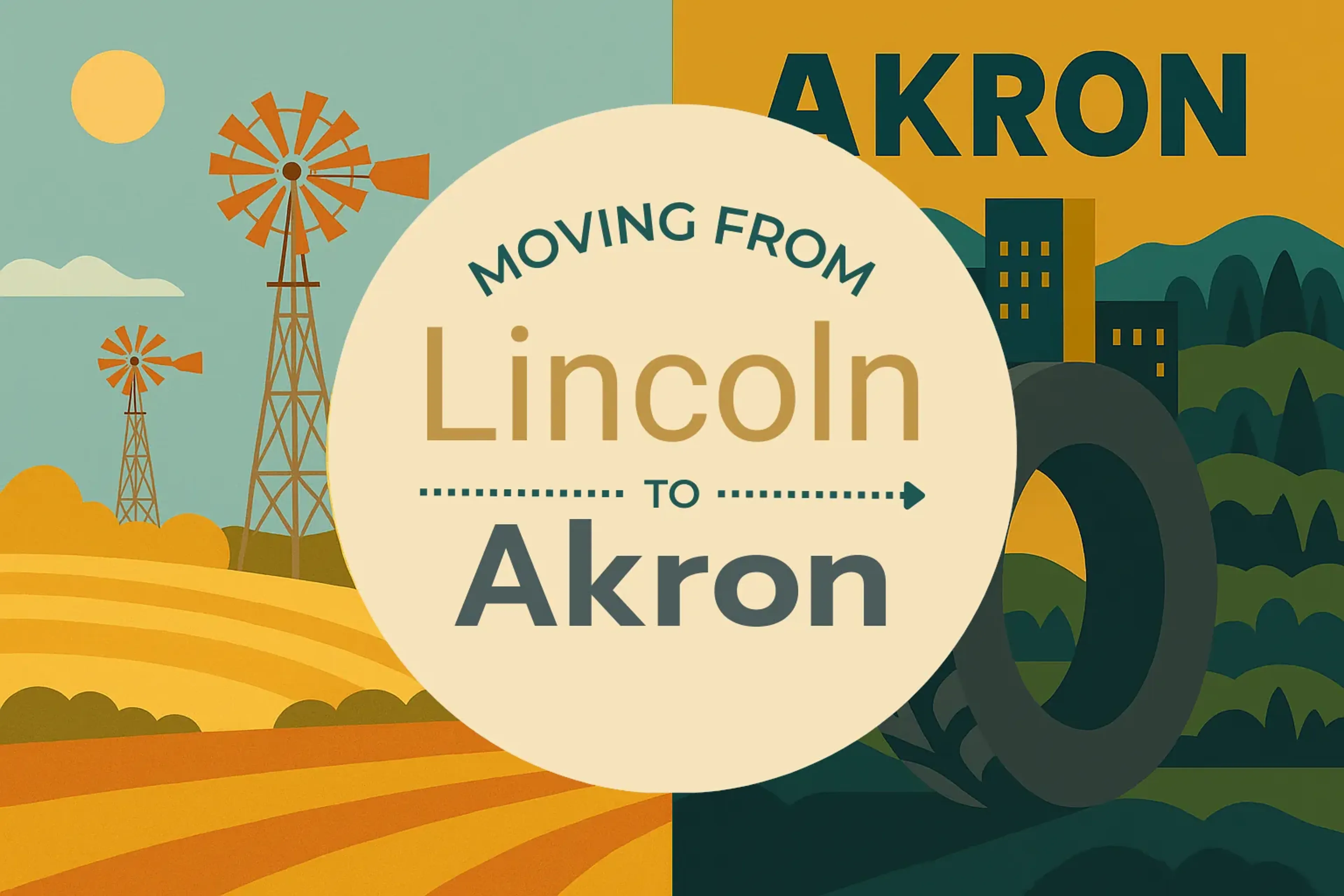 Side-by-side comparison of Lincoln to Akron moving companies