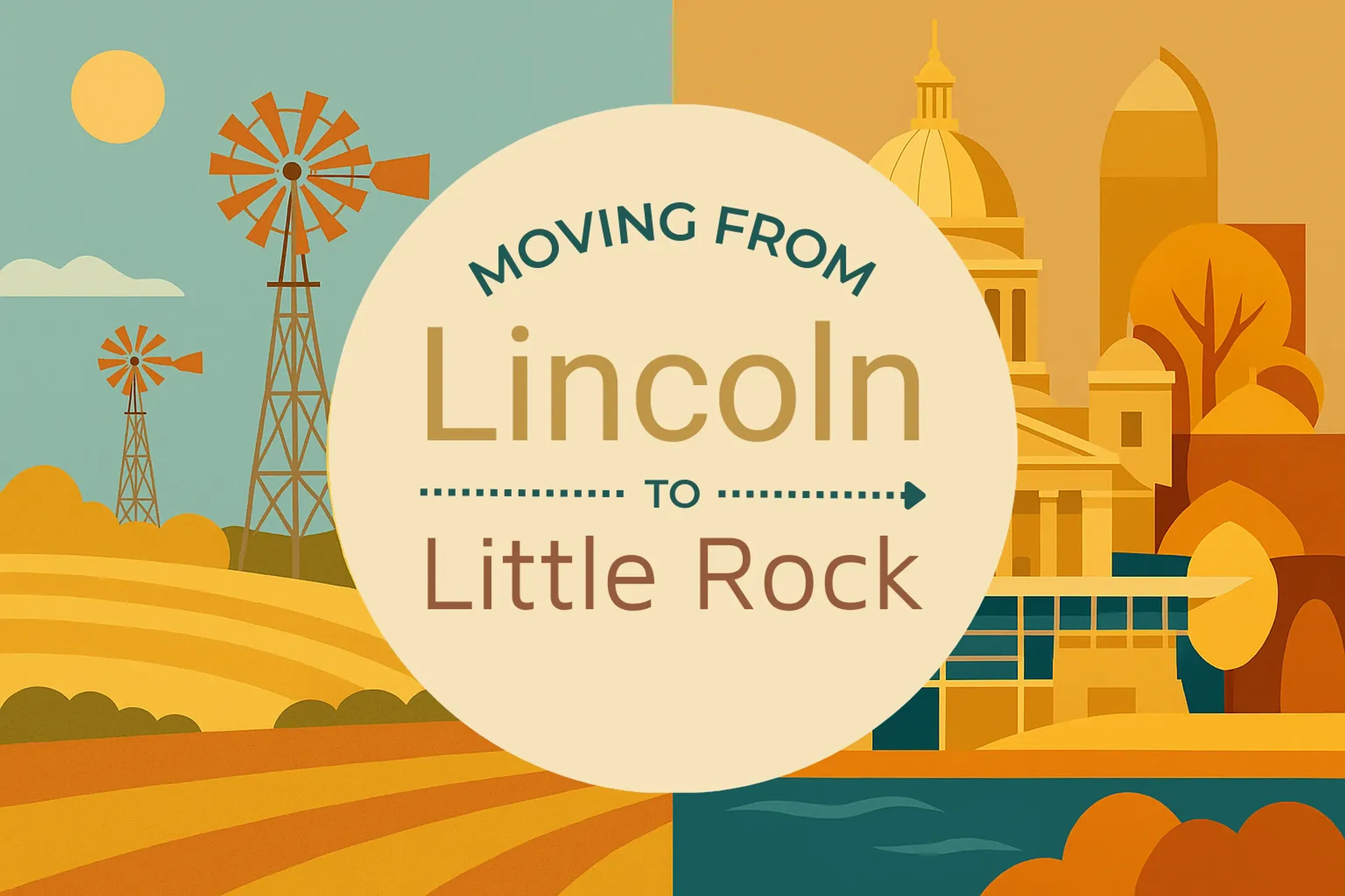 Side-by-side comparison of Lincoln to Little Rock moving companies