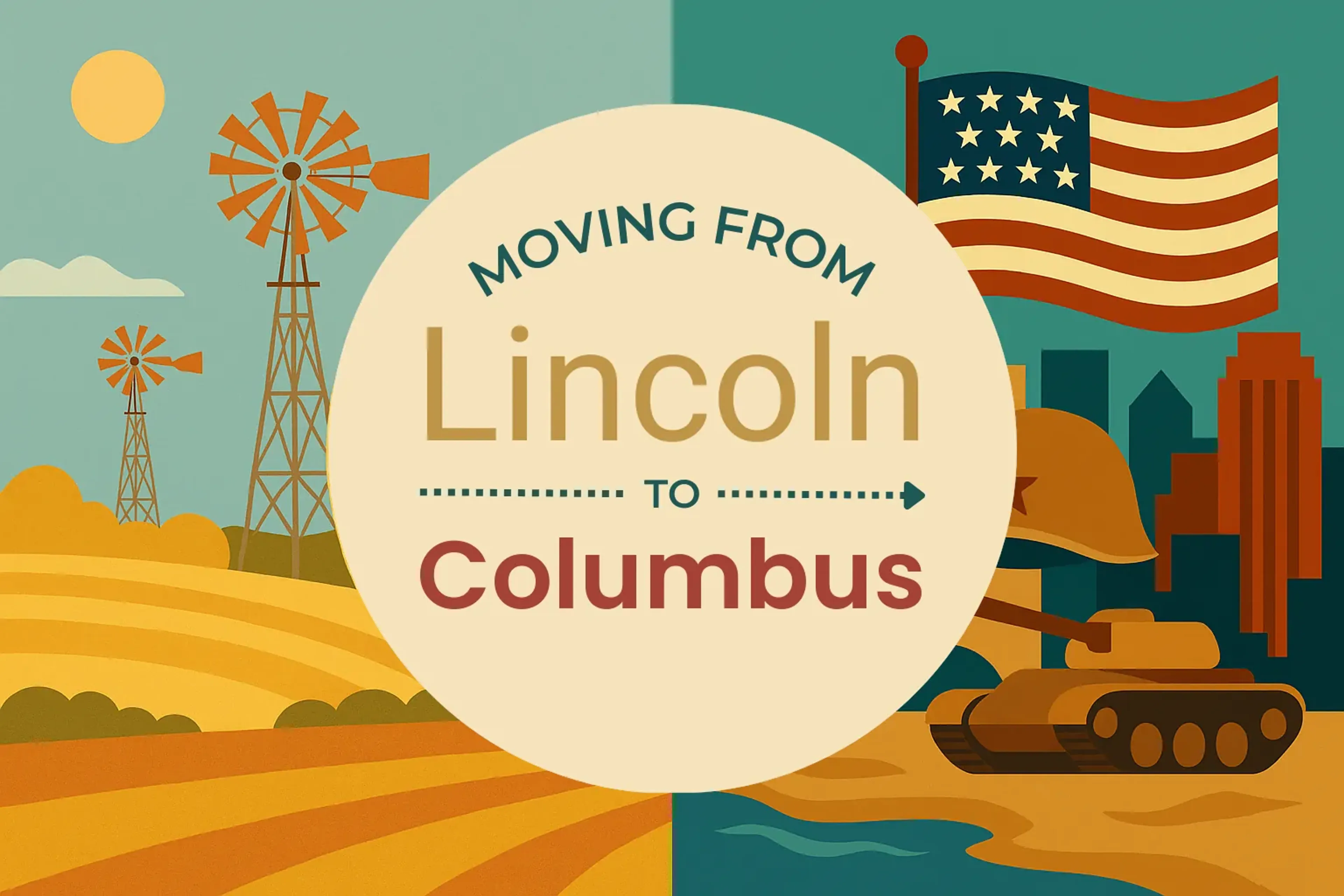 Side-by-side comparison of Lincoln to Columbus moving companies