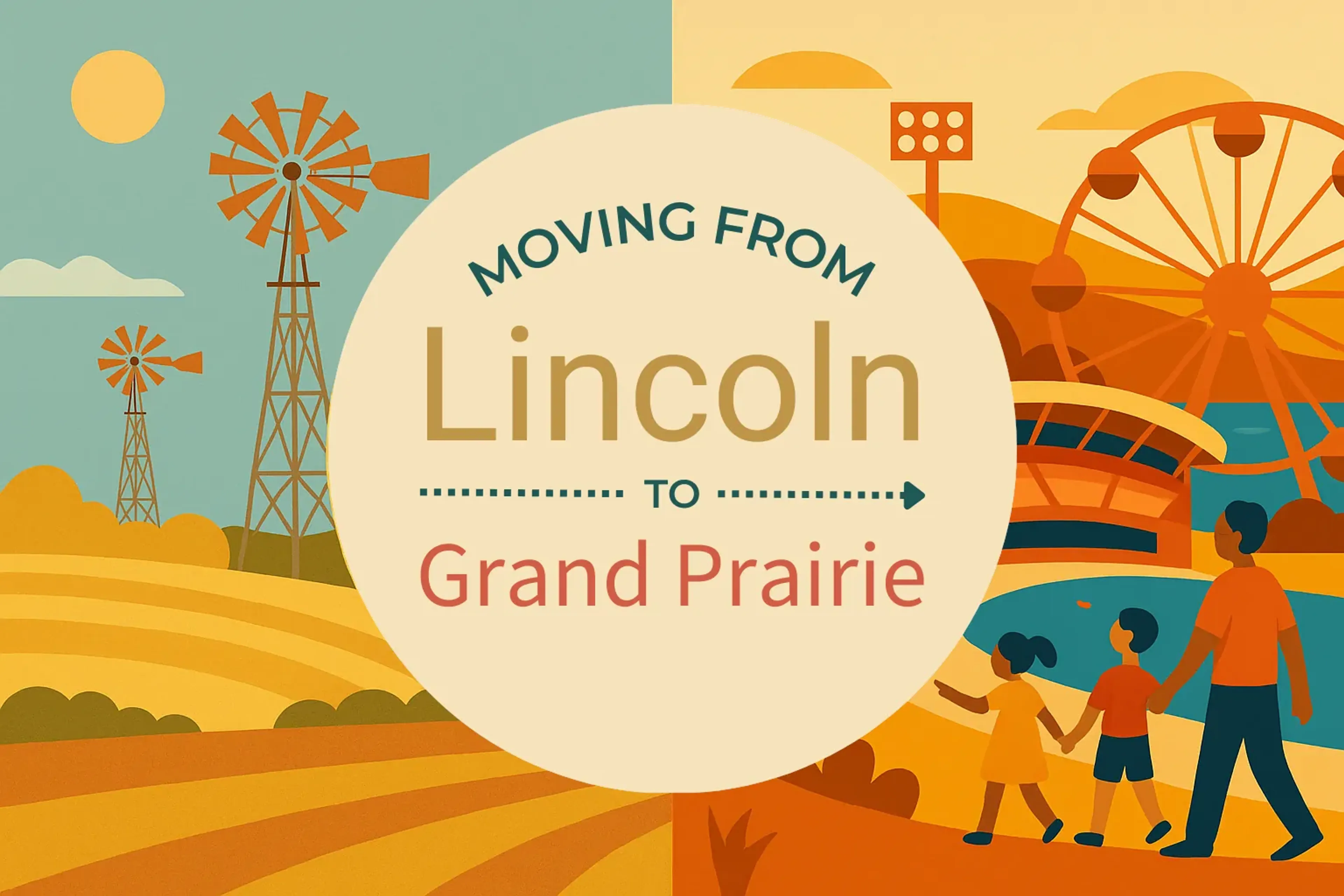 Side-by-side comparison of Lincoln to Grand Prairie moving companies
