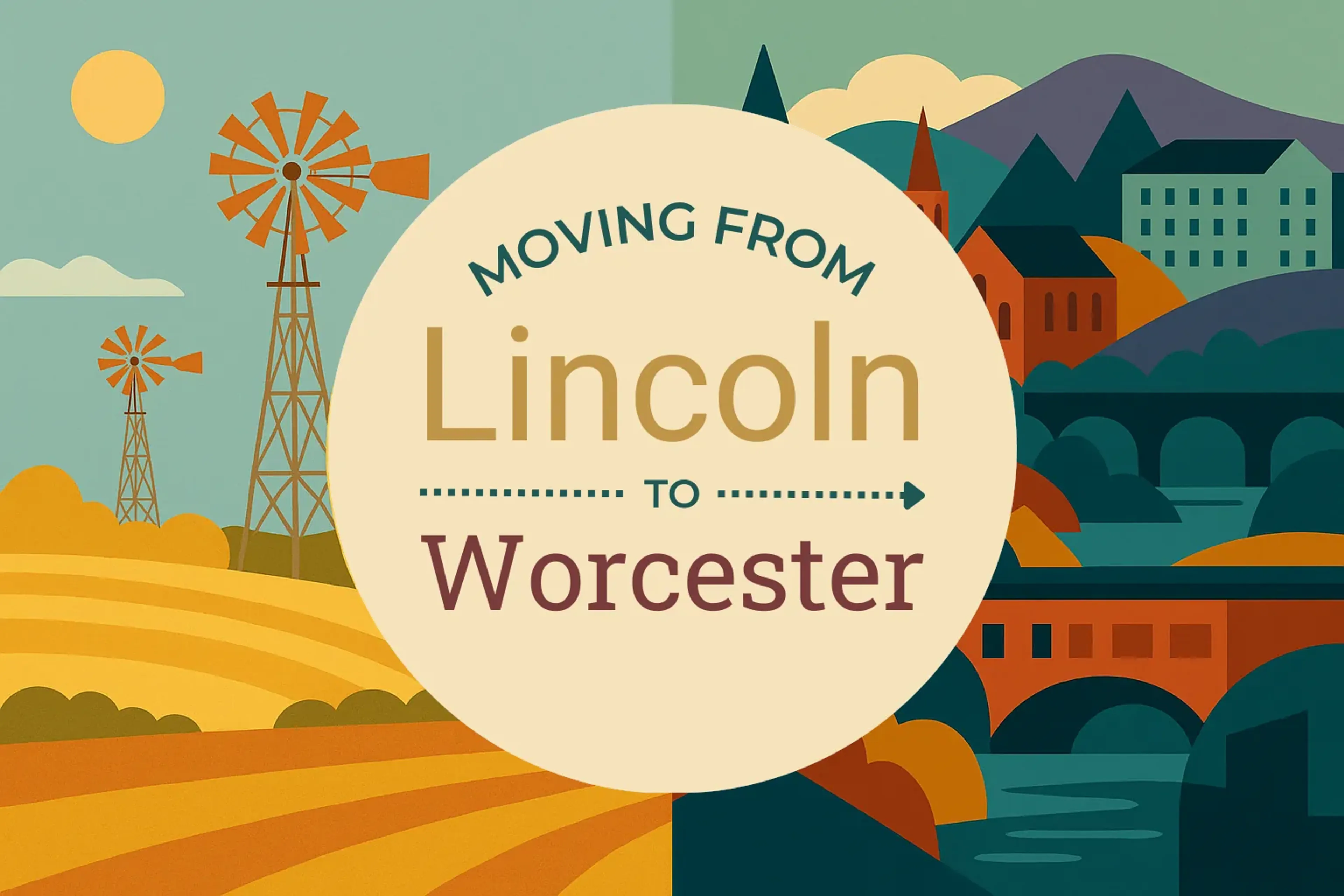 Side-by-side comparison of Lincoln to Worcester moving companies