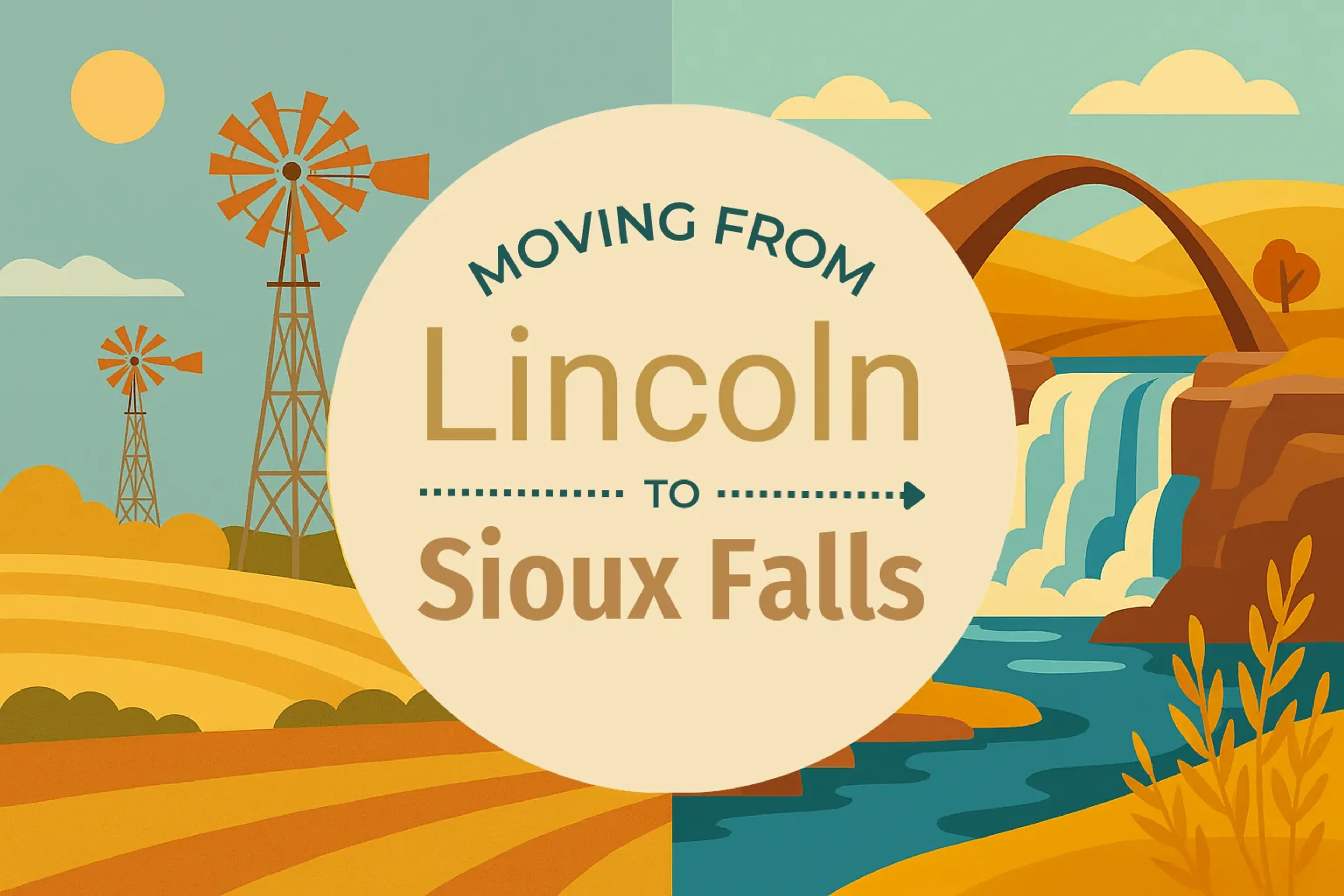 Side-by-side comparison of Lincoln to Sioux Falls moving companies