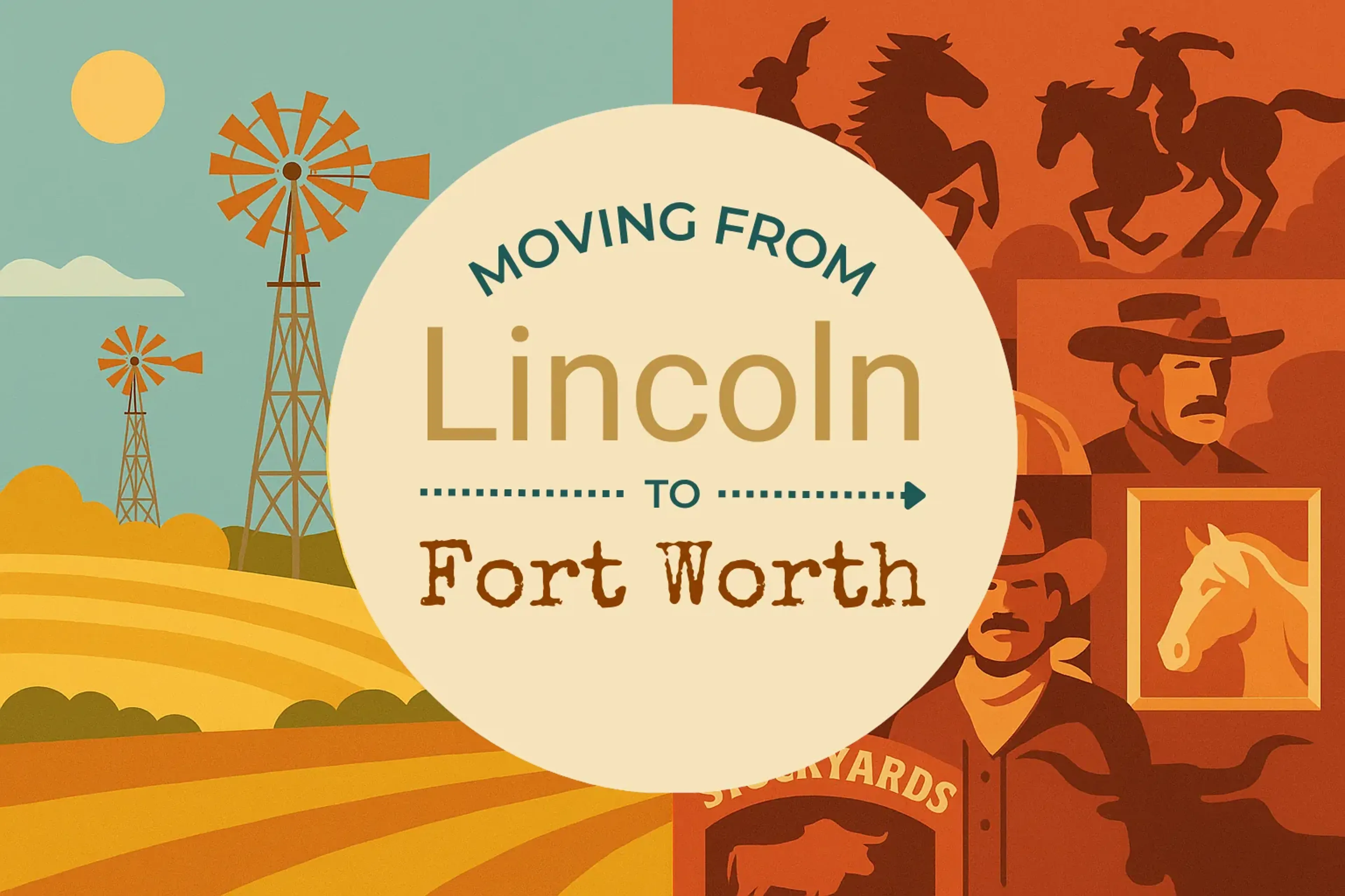 Side-by-side comparison of Lincoln to Fort Worth moving companies
