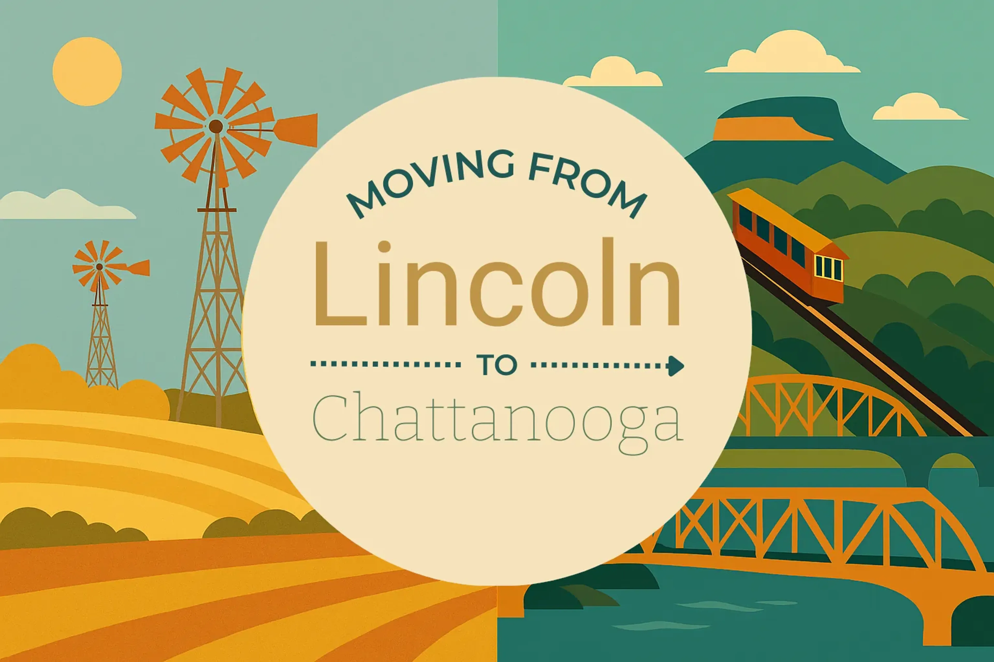 Side-by-side comparison of Lincoln to Chattanooga moving companies