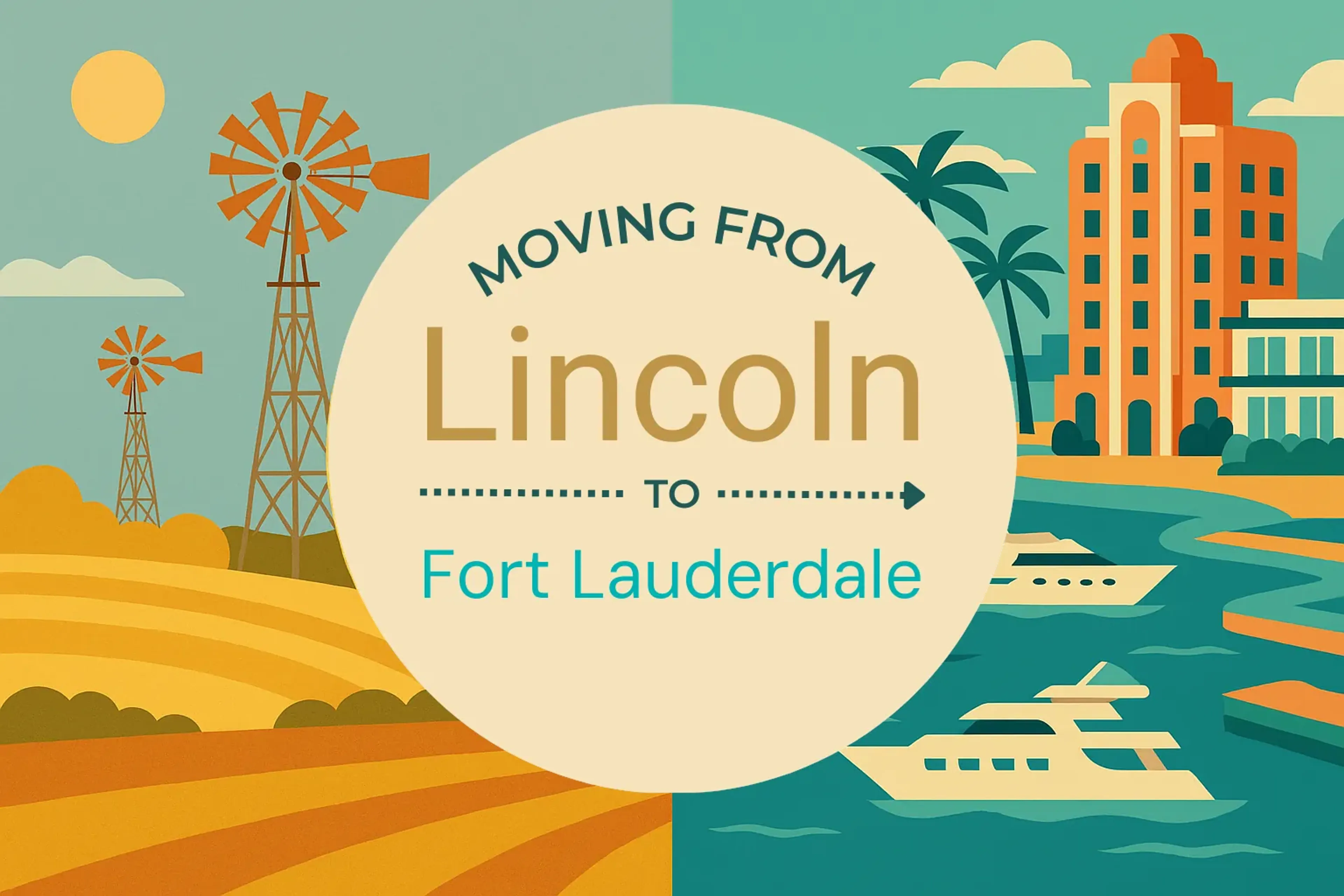 Side-by-side comparison of Lincoln to Fort Lauderdale moving companies