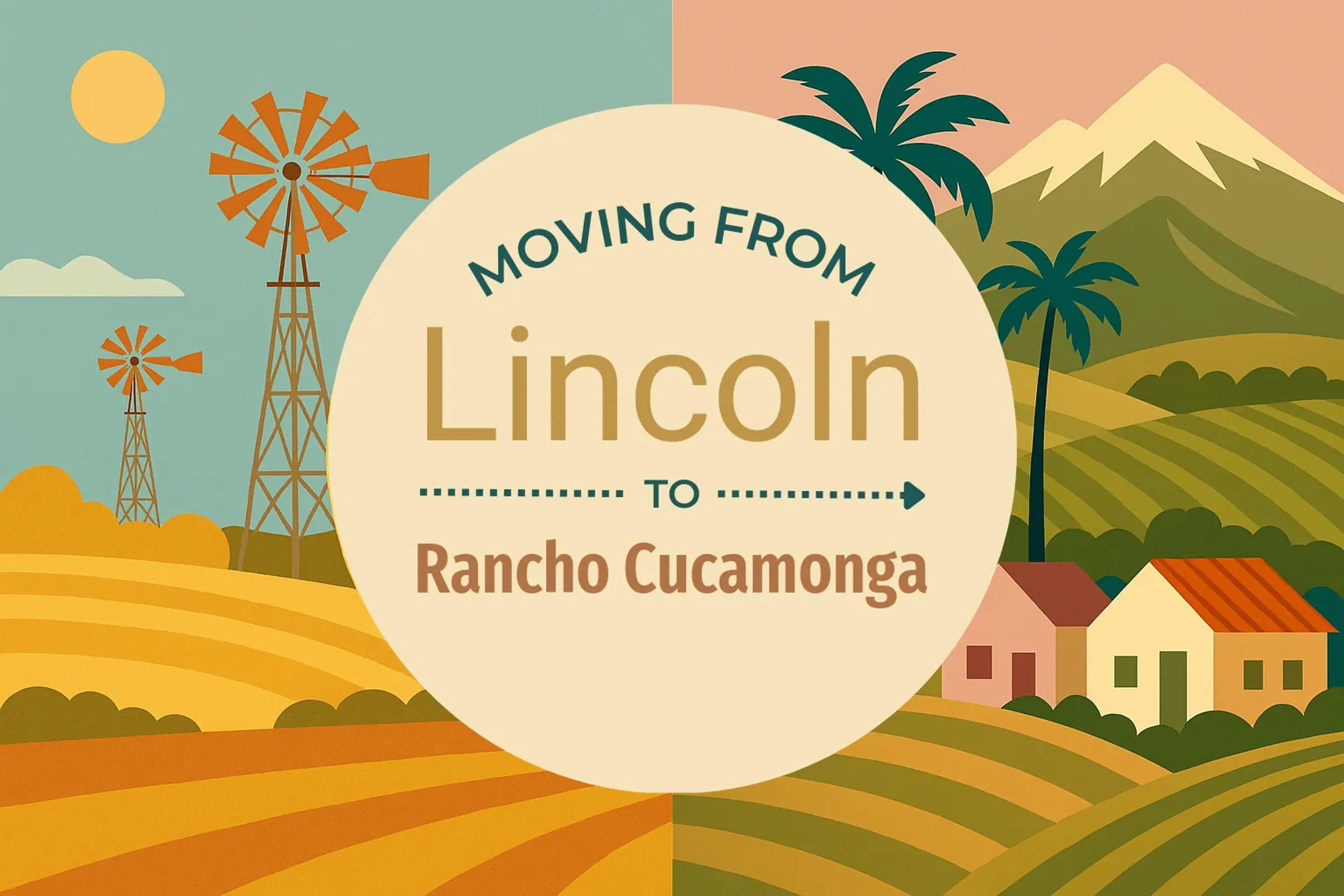 Side-by-side comparison of Lincoln to Rancho Cucamonga moving companies