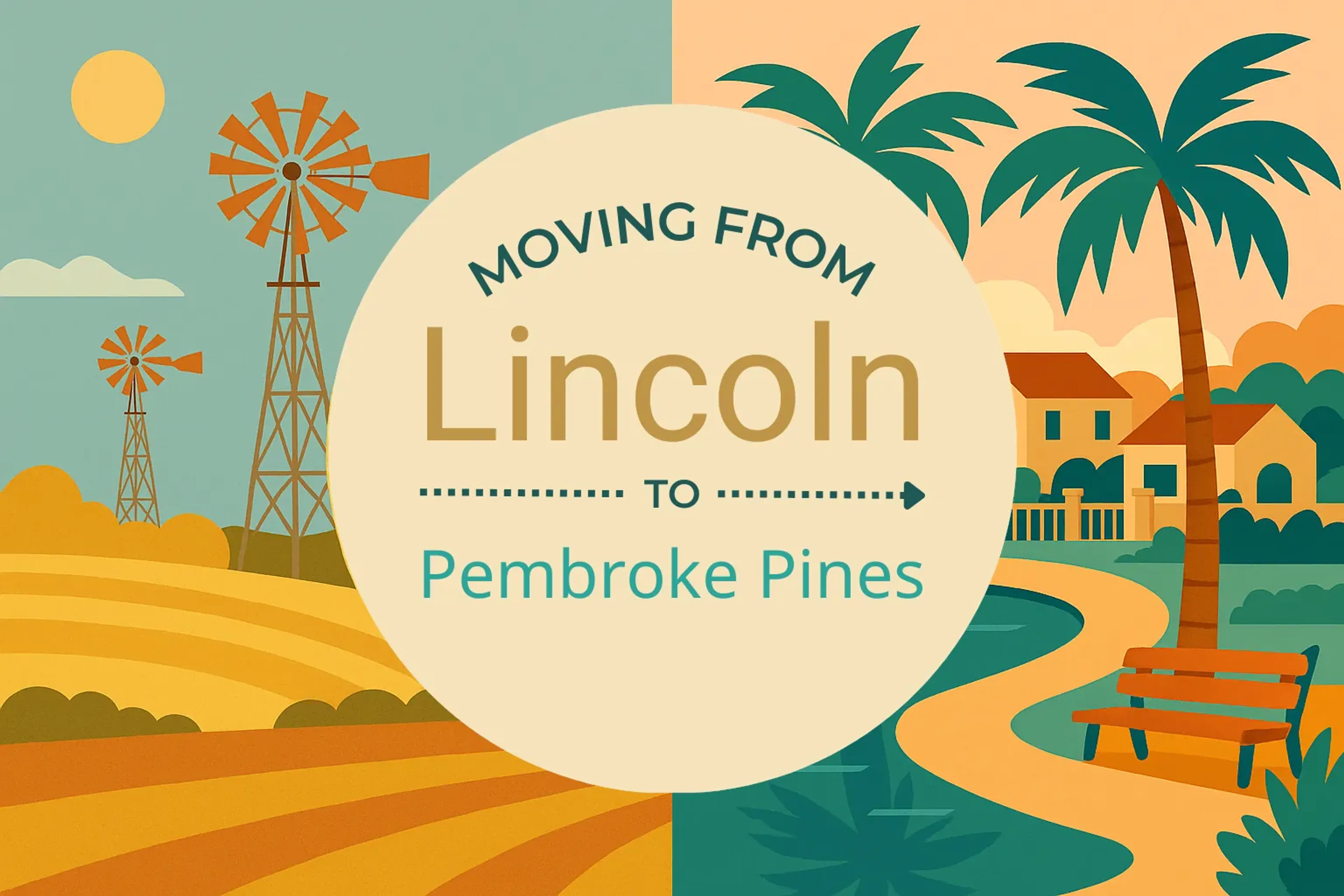 Side-by-side comparison of Lincoln to Pembroke Pines moving companies