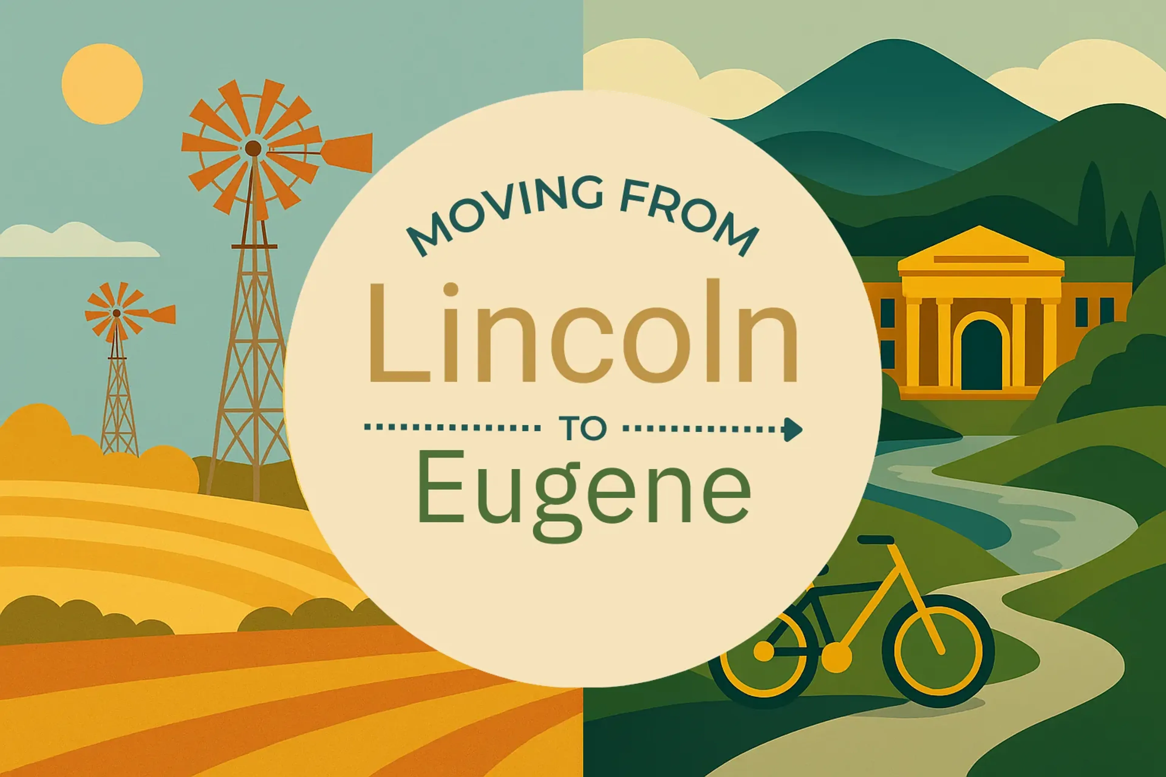 Side-by-side comparison of Lincoln to Eugene moving companies