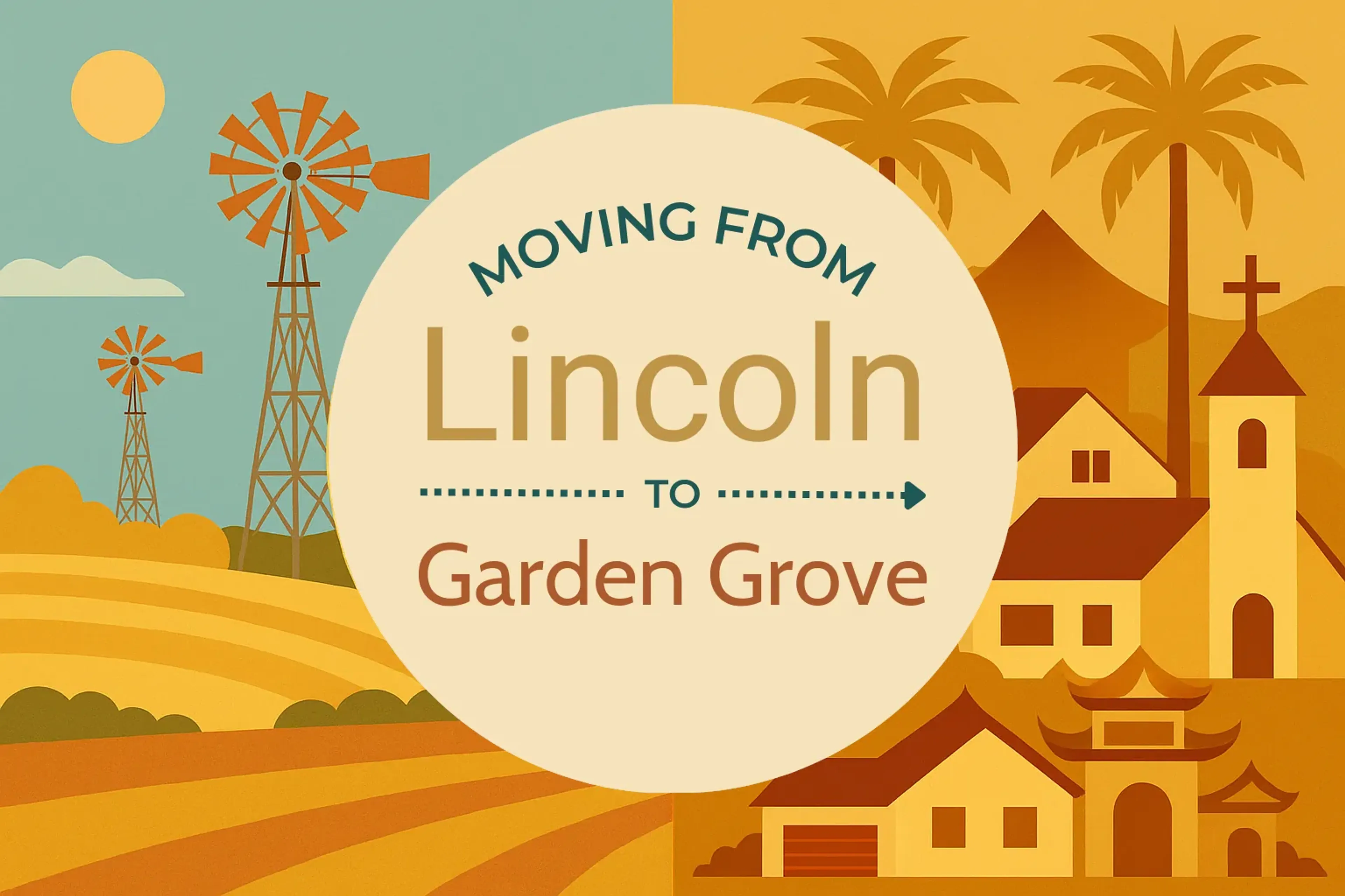 Side-by-side comparison of Lincoln to Garden Grove moving companies