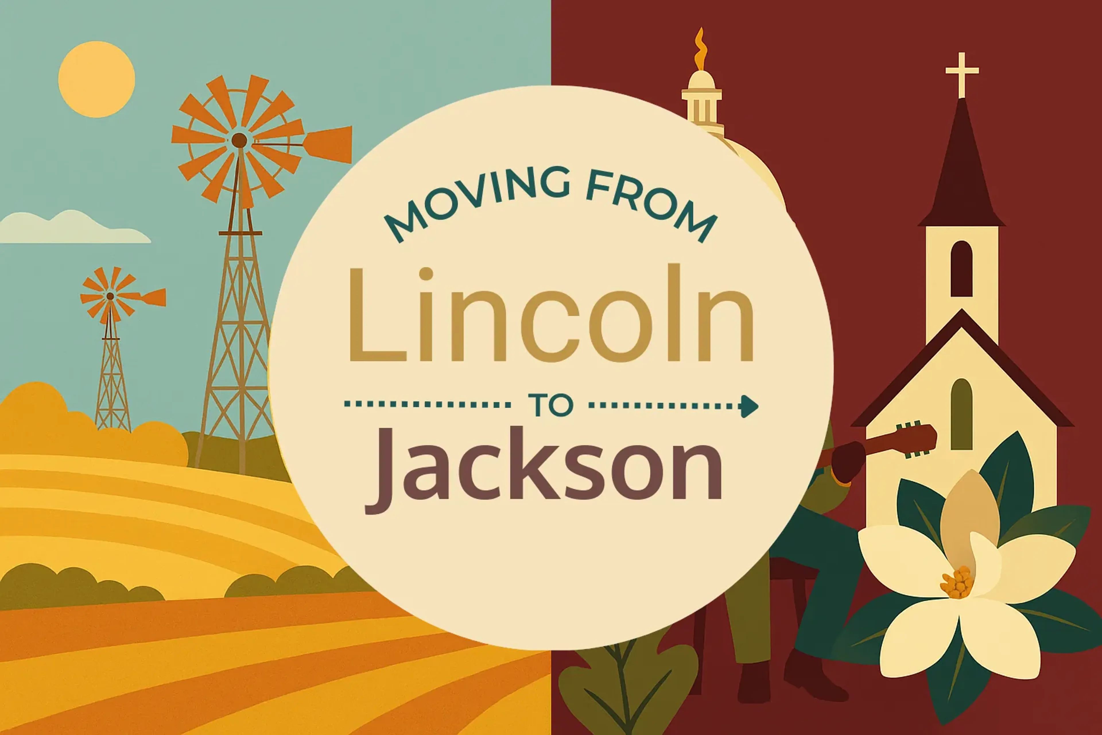 Side-by-side comparison of Lincoln to Jackson moving companies