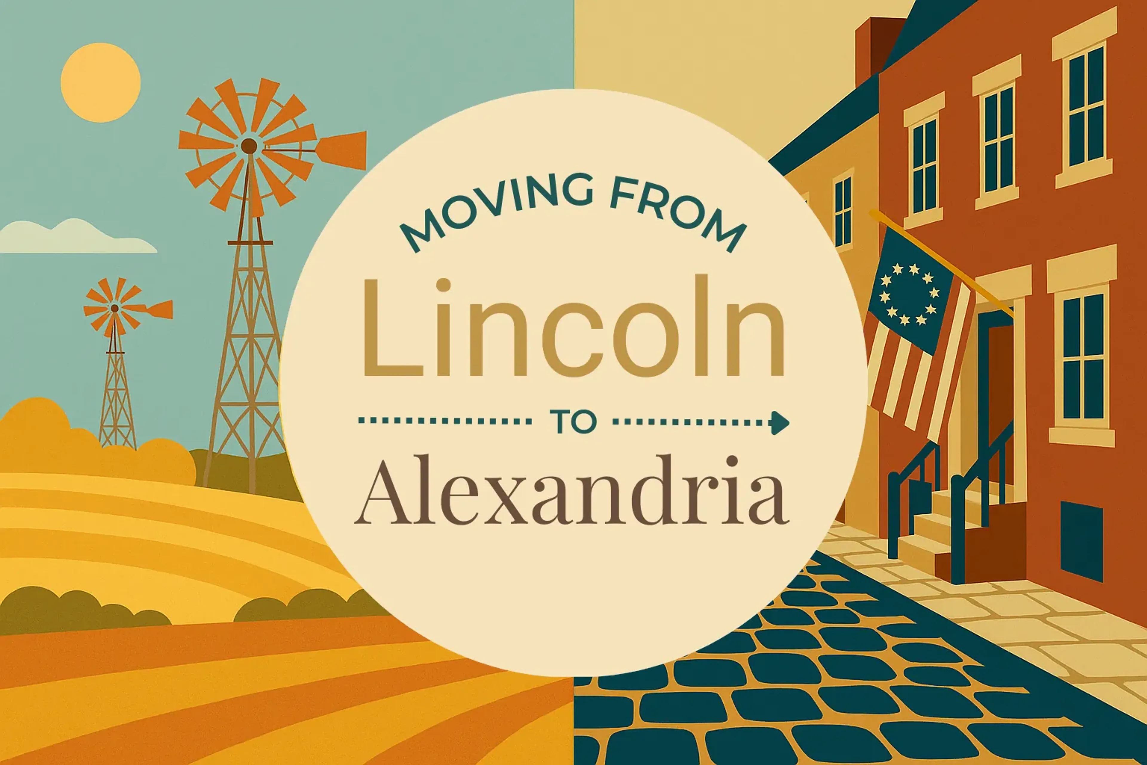 Side-by-side comparison of Lincoln to Alexandria moving companies