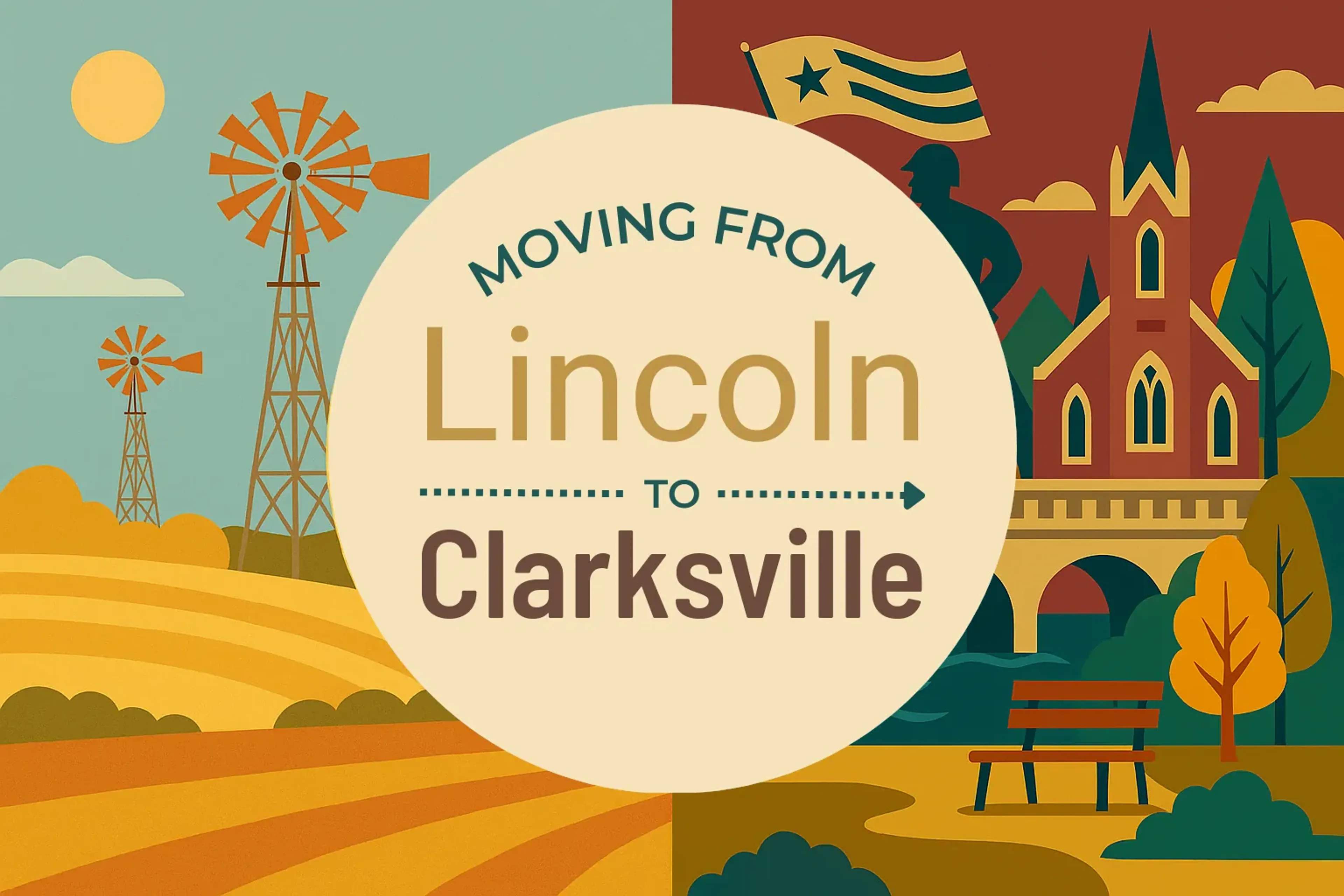 Side-by-side comparison of Lincoln to Clarksville moving companies