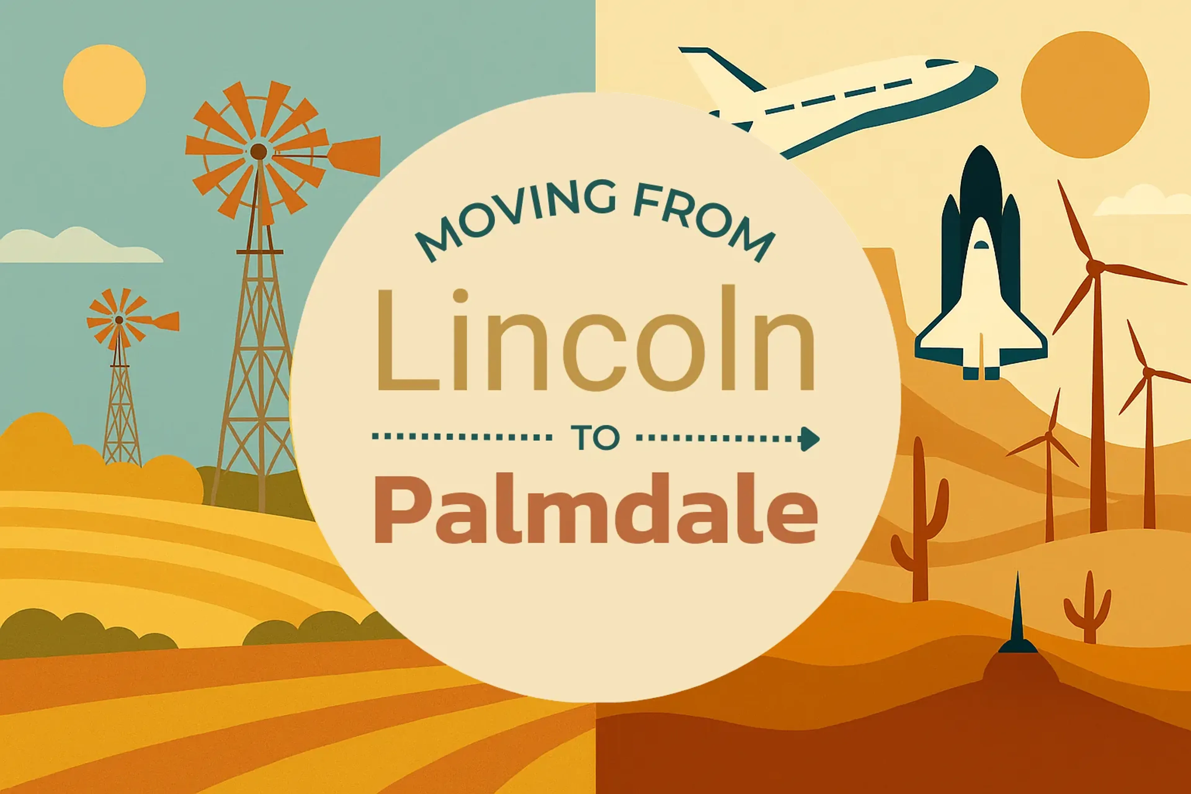 Side-by-side comparison of Lincoln to Palmdale moving companies