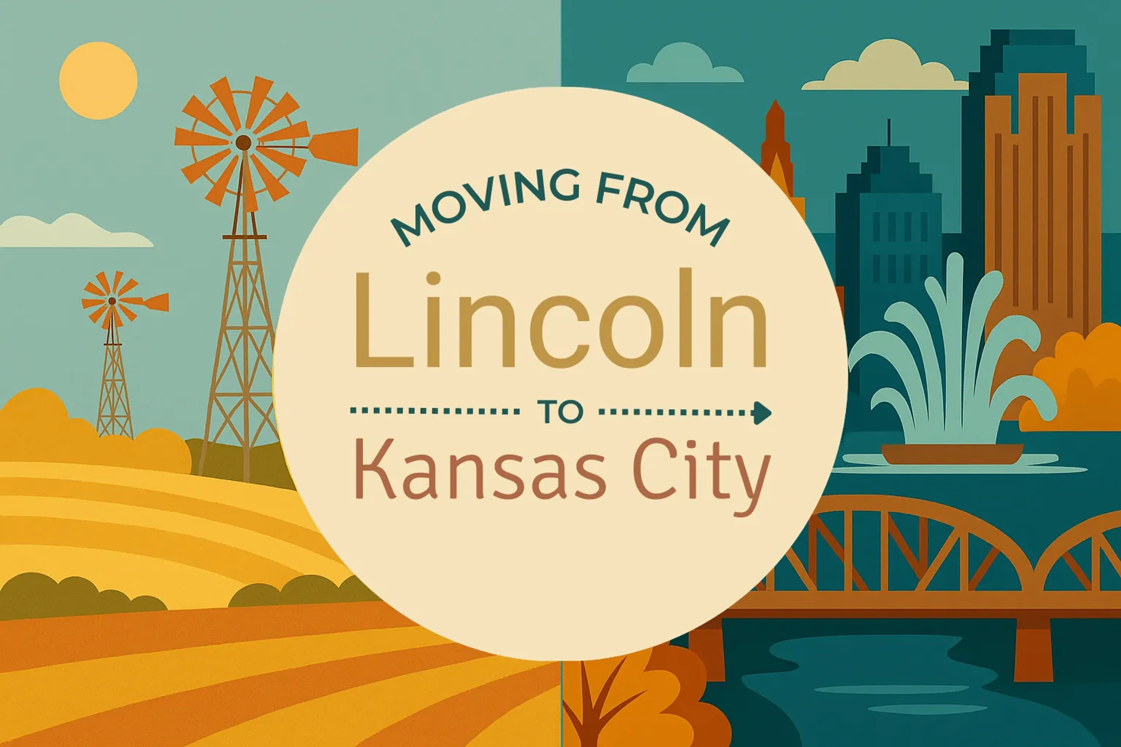 Side-by-side comparison of Lincoln to Kansas City moving companies