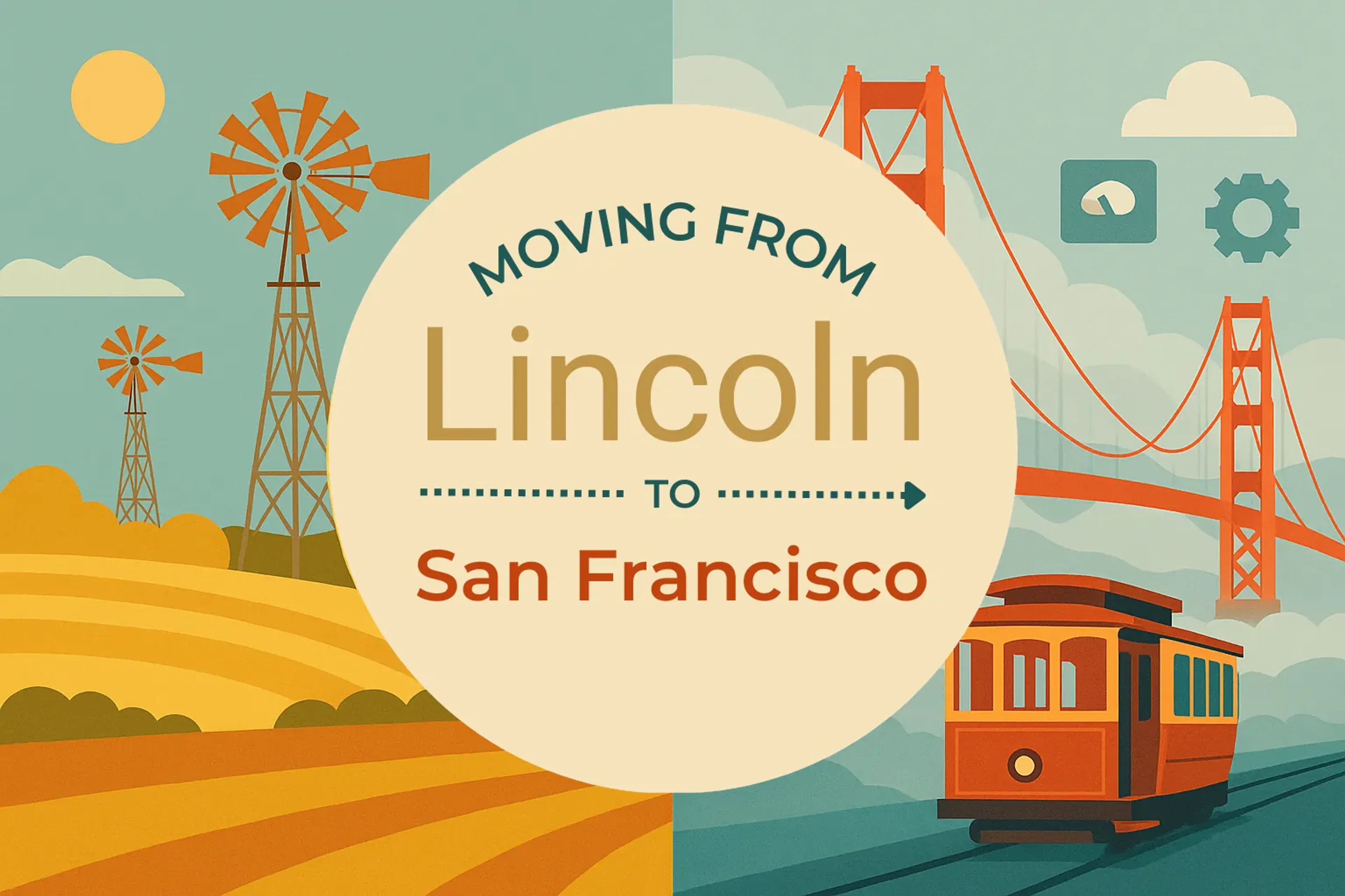 Side-by-side comparison of Lincoln to San Francisco moving companies