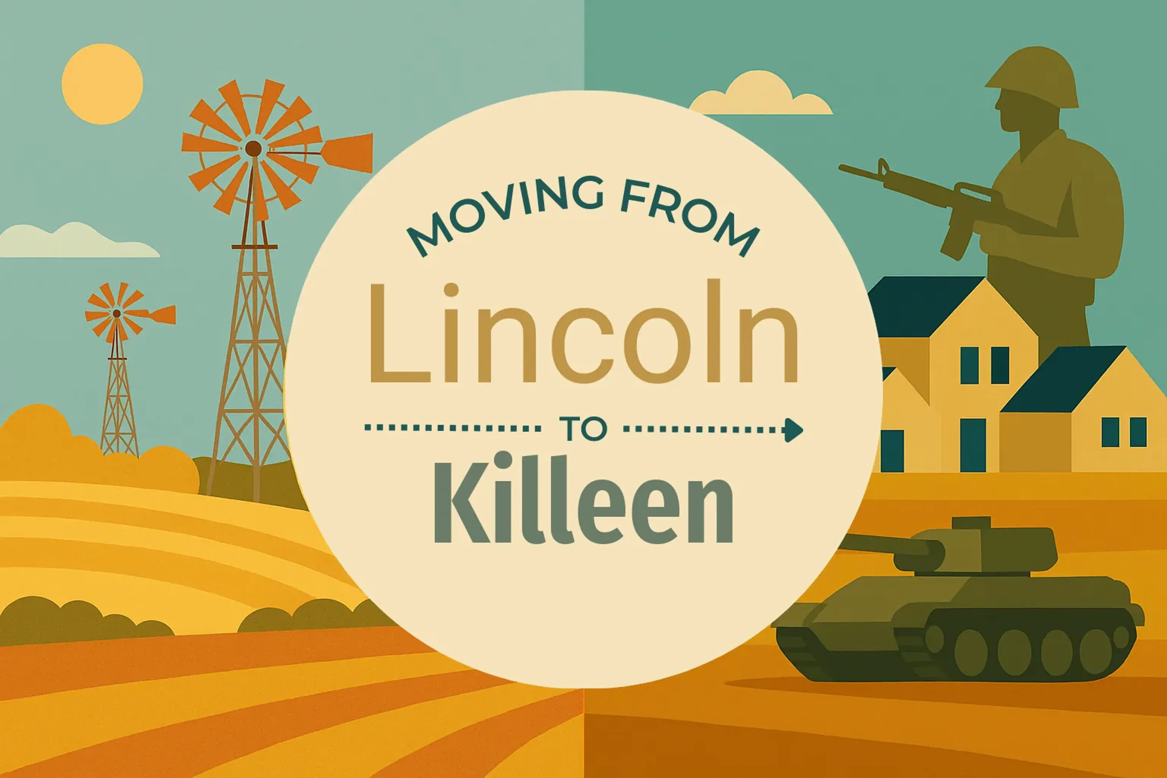 Side-by-side comparison of Lincoln to Killeen moving companies