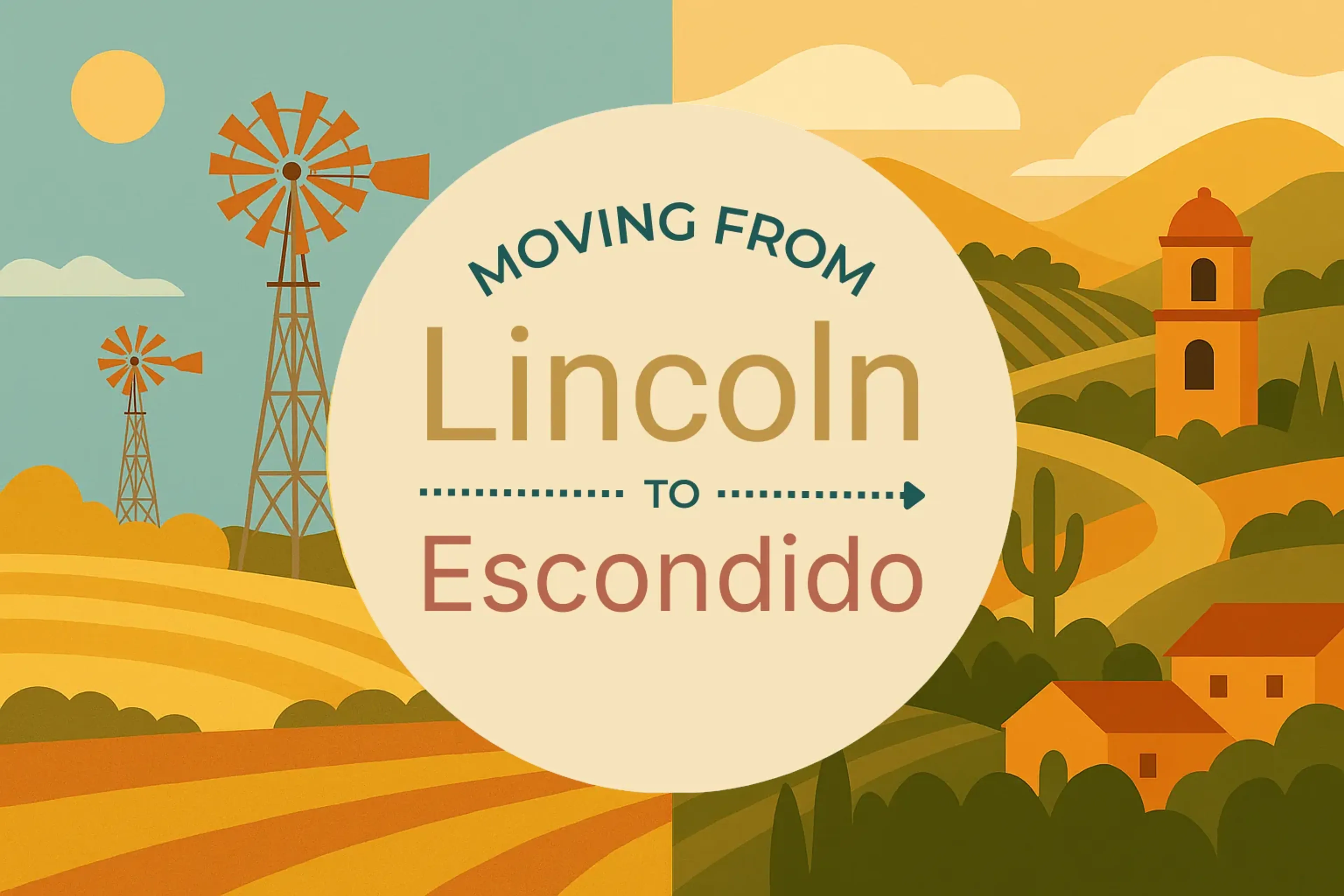 Side-by-side comparison of Lincoln to Escondido moving companies