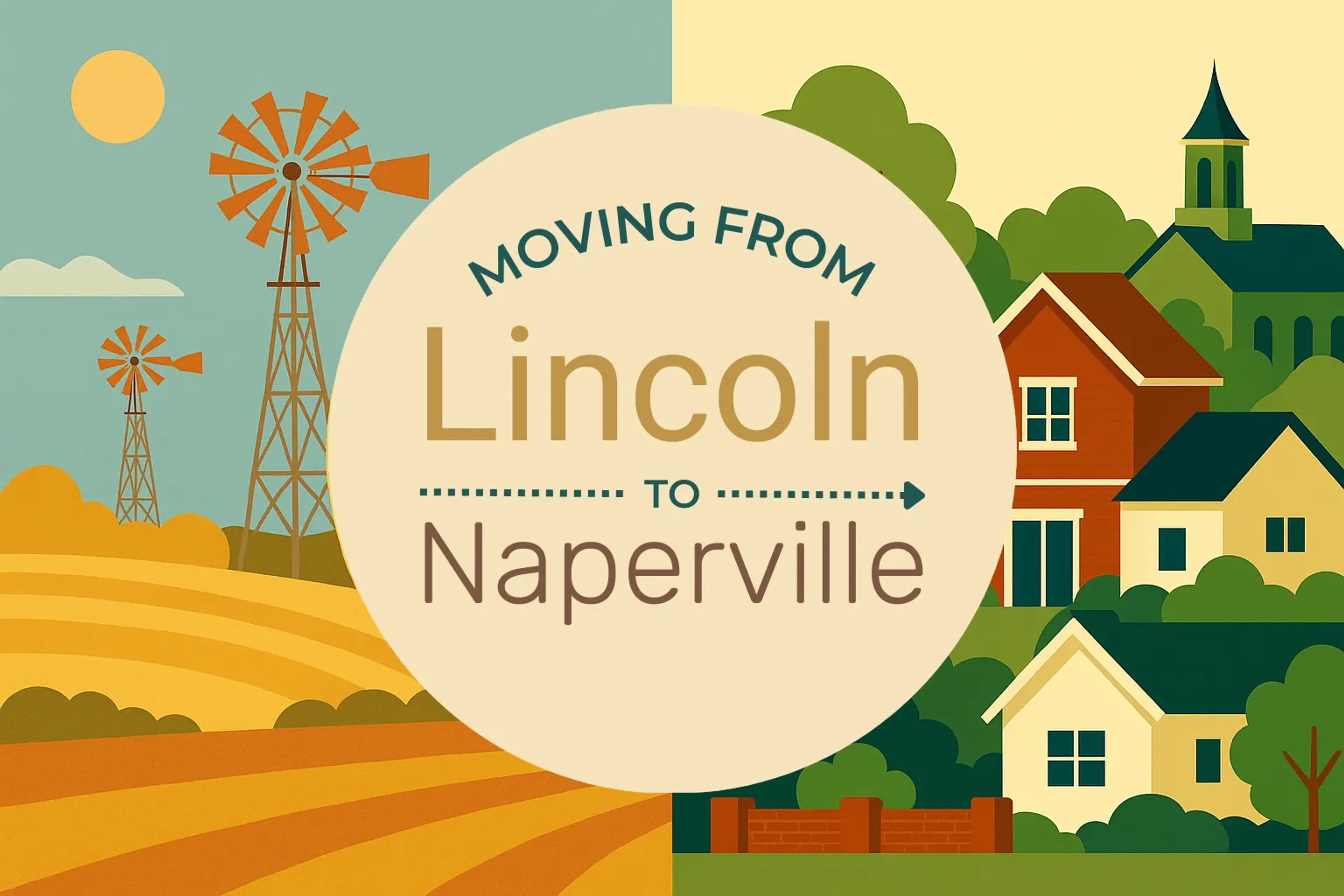 Side-by-side comparison of Lincoln to Naperville moving companies